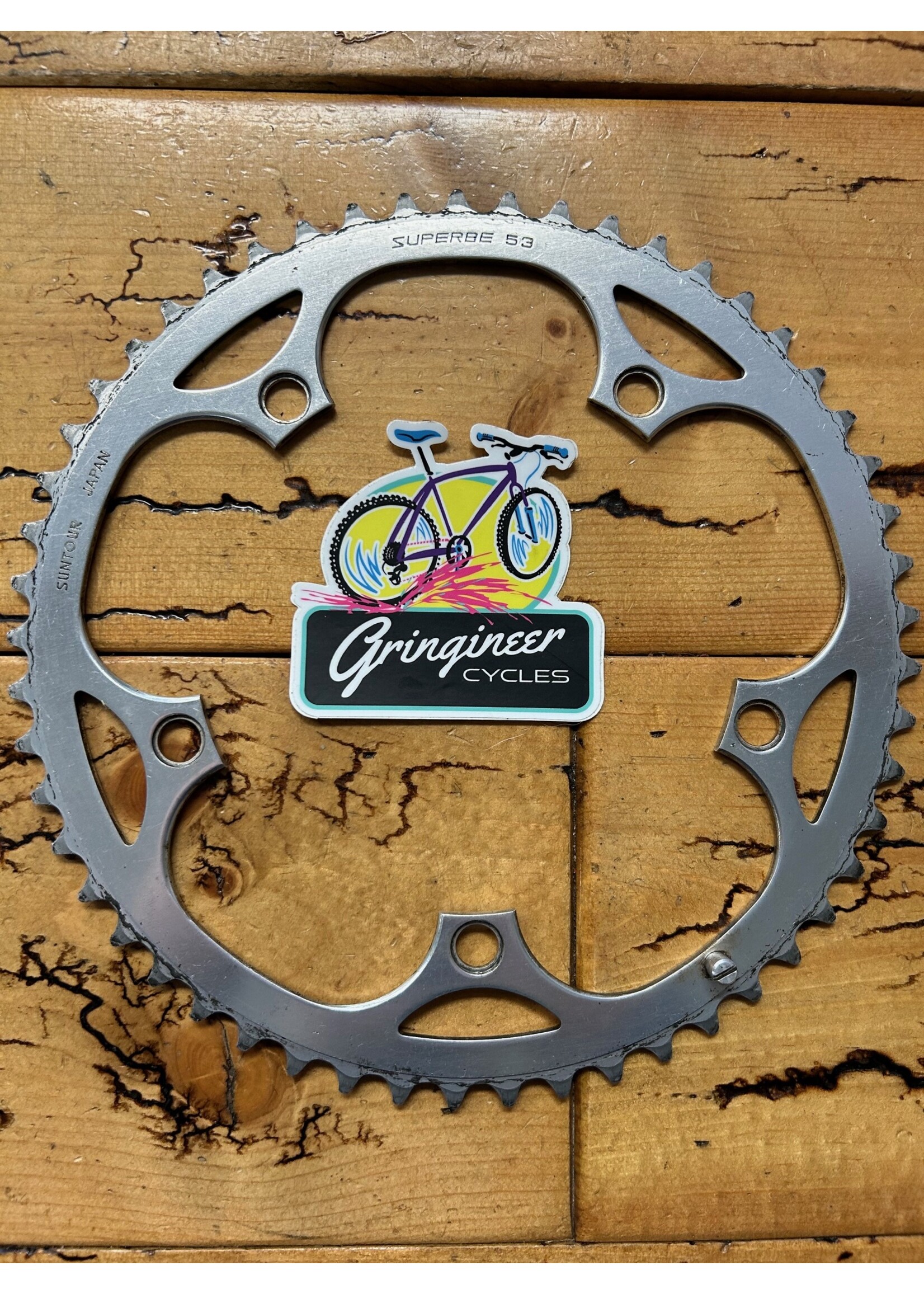 Suntour Suntour Superbe 53 Tooth 144 BCD Chainring