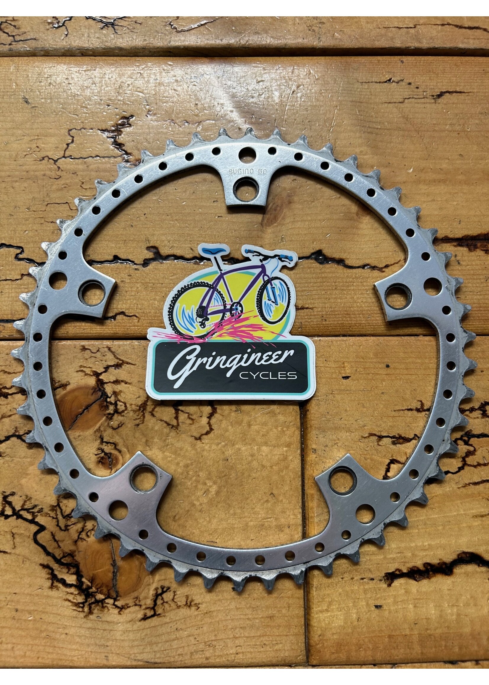 Sugino Sugino 50 Tooth 144 BCD Drillium Chainring