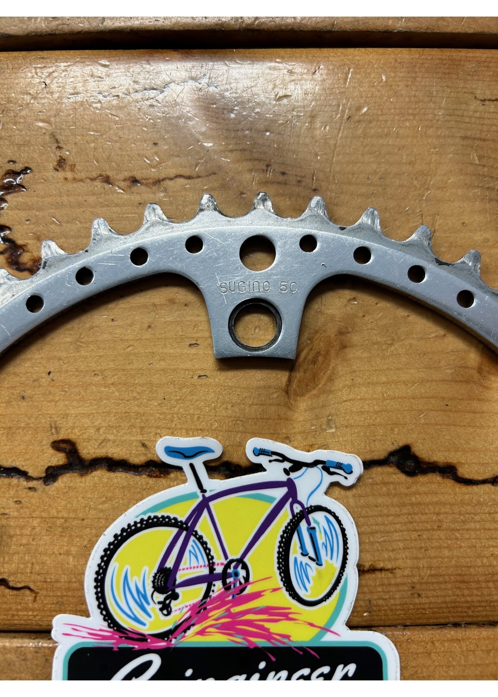 Sugino Sugino 50 Tooth 144 BCD Drillium Chainring