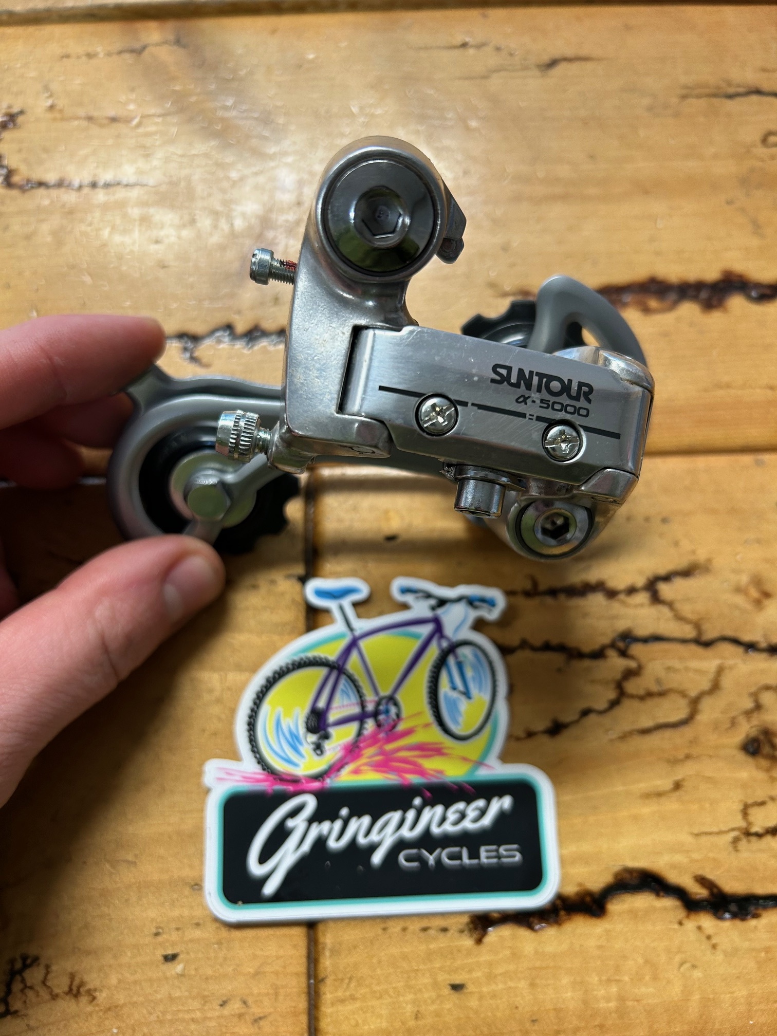 Suntour AX-5000 RD-5000-GT Long Cage Rear Derailleur NOS Suntour AX-5000 RD-5000-GT Long Cage Rear Derailleur NOS