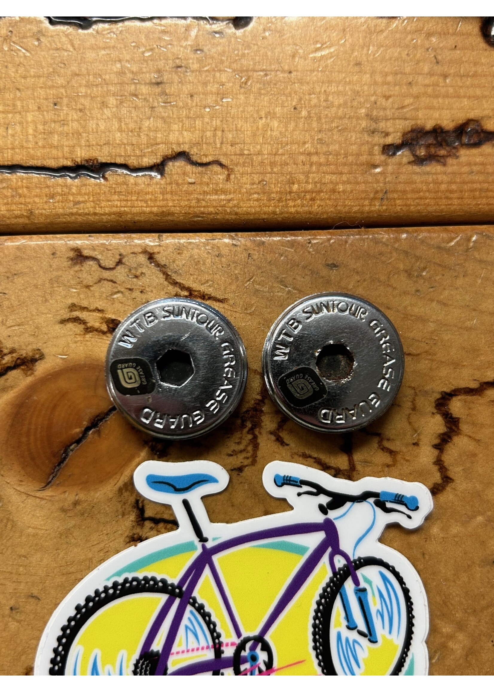 Suntour Suntour WTB Grease Guard Crank Bolt Covers / Dust Caps