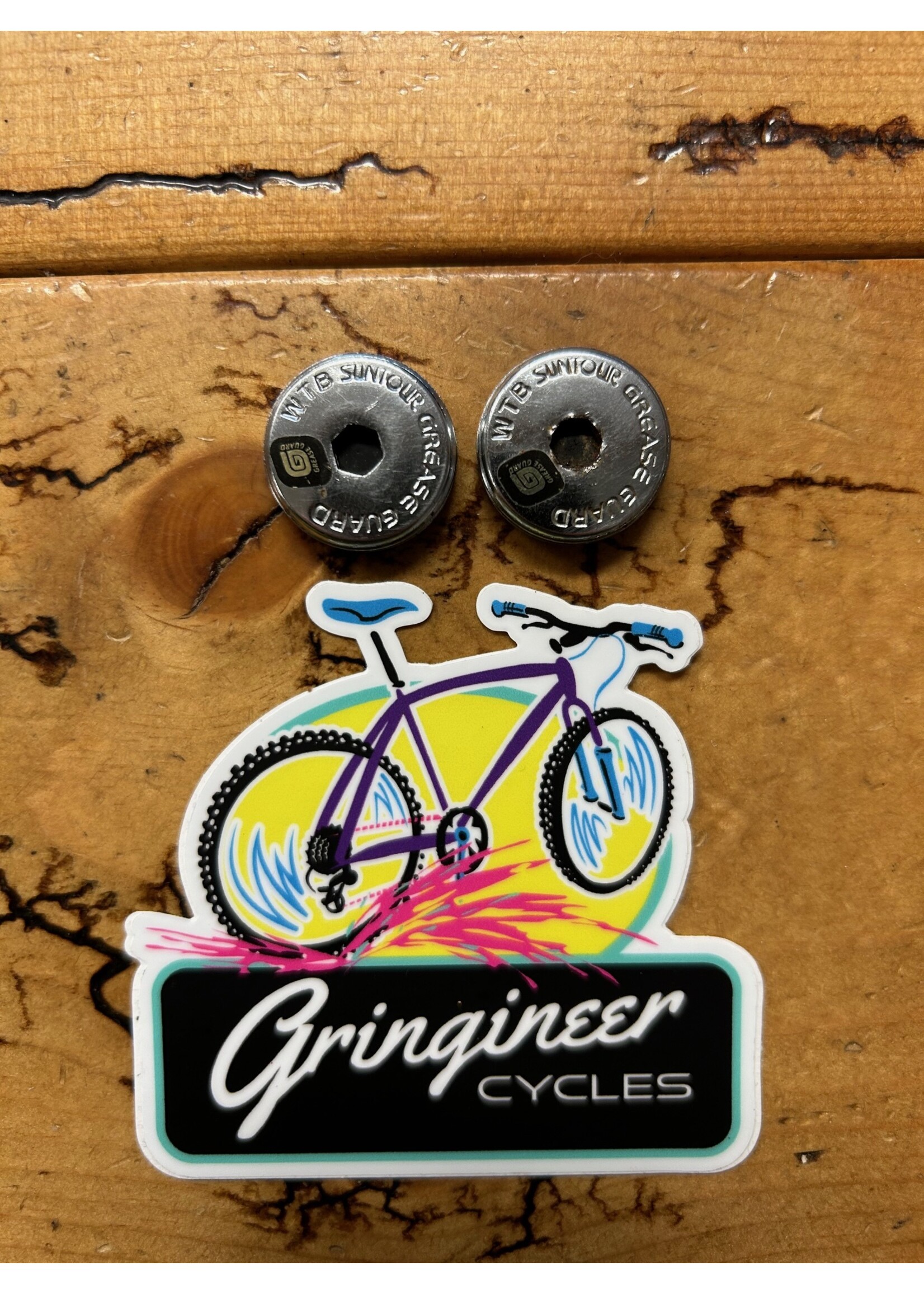 Suntour Suntour WTB Grease Guard Crank Bolt Covers / Dust Caps