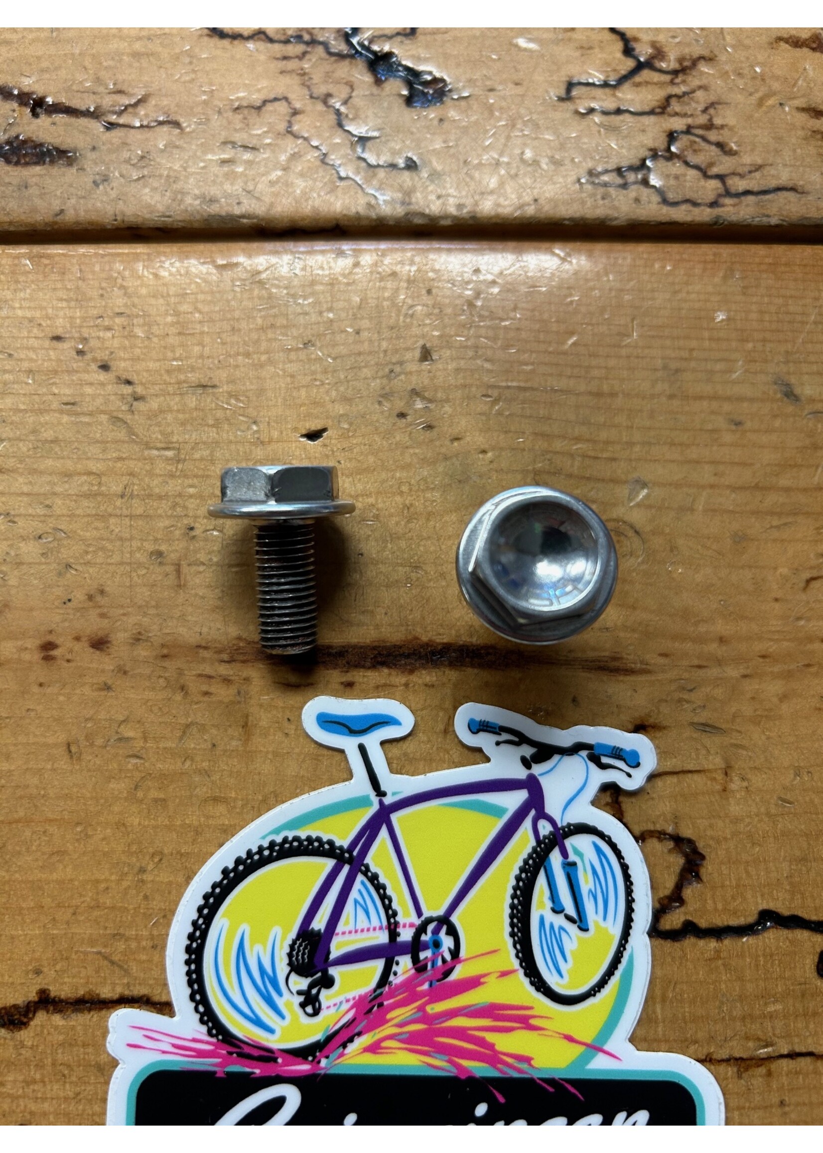 SRP Silver Aluminum Crank Bolts