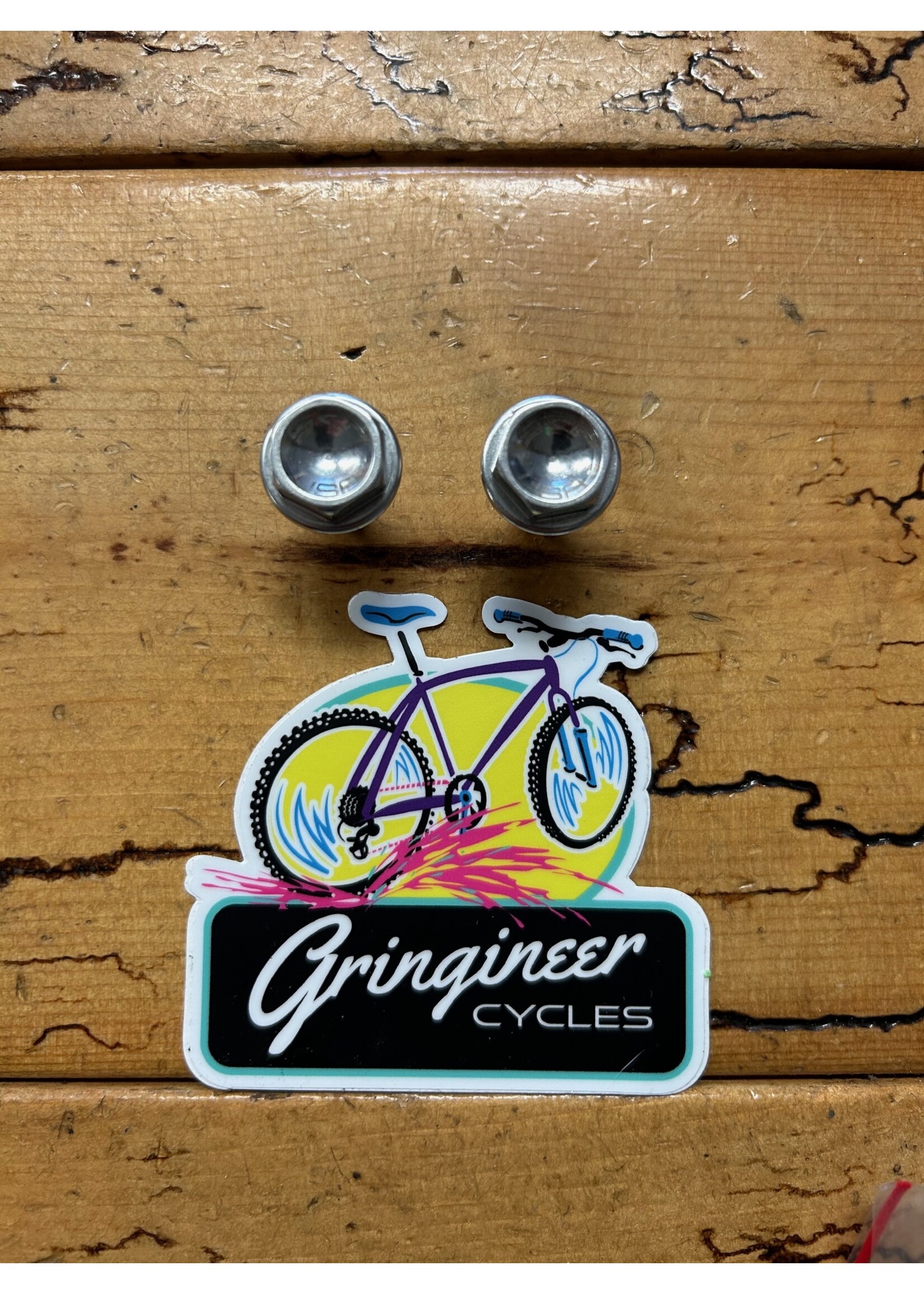 SRP Silver Aluminum Crank Bolts