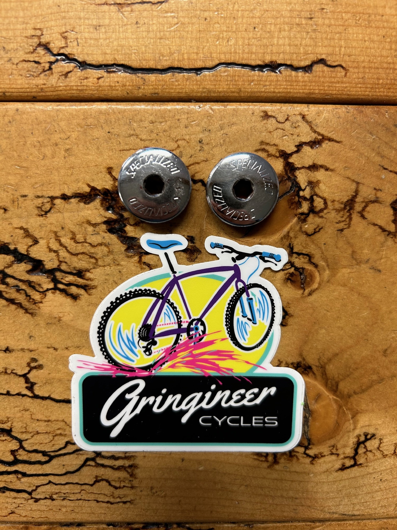 Specialized Crank Arm Bolt Covers Dust Caps Gringineer Cycles