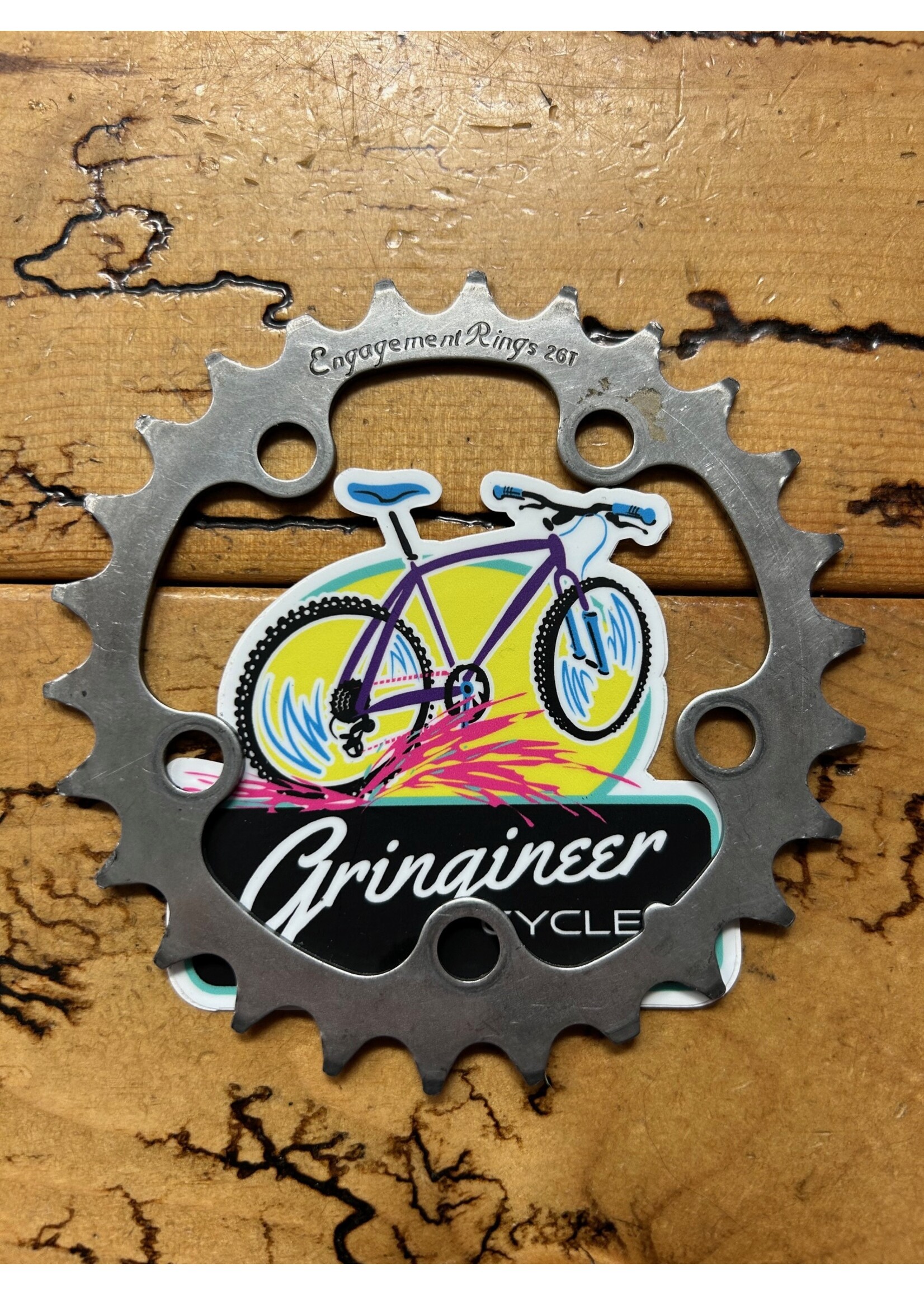 QBP QBP Engagement Ring 26 Tooth 74 BCD Steel Chainring