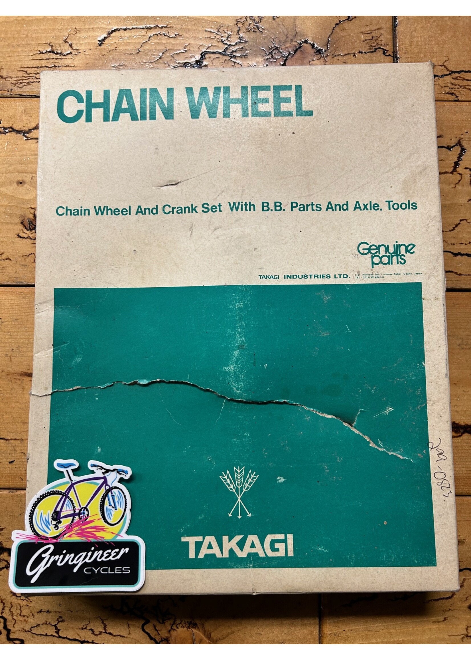 Takagi Takagi Tourney AD 52/45/33 170mm Crankset NOS