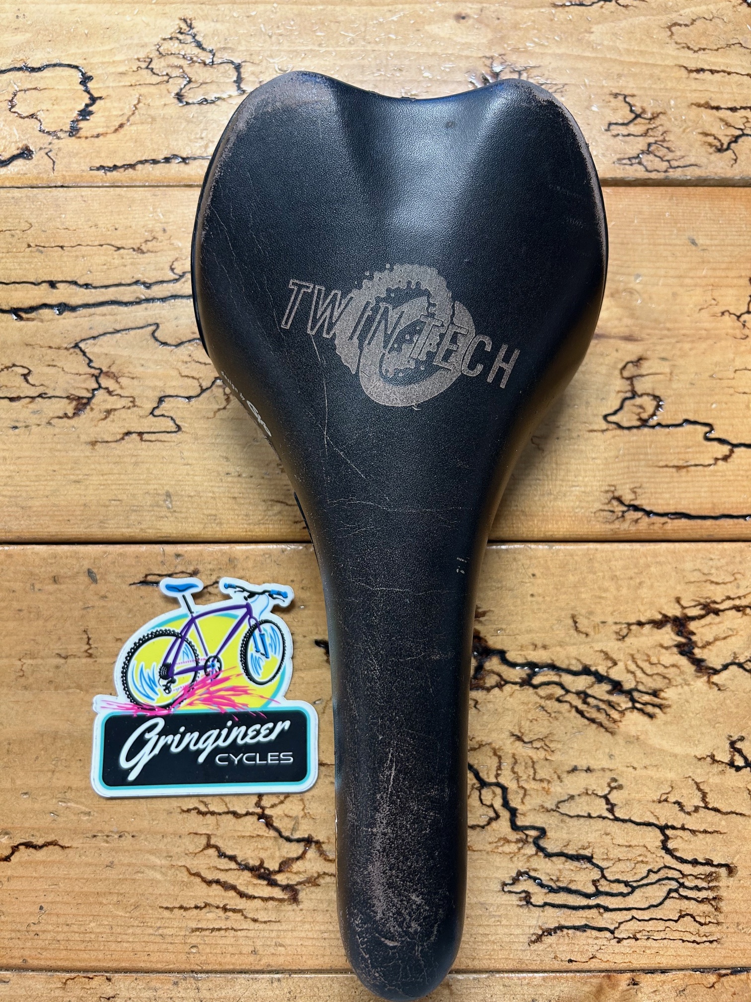 Fizik Nisene Twin Tech Titanium Railed Saddle - Gringineer