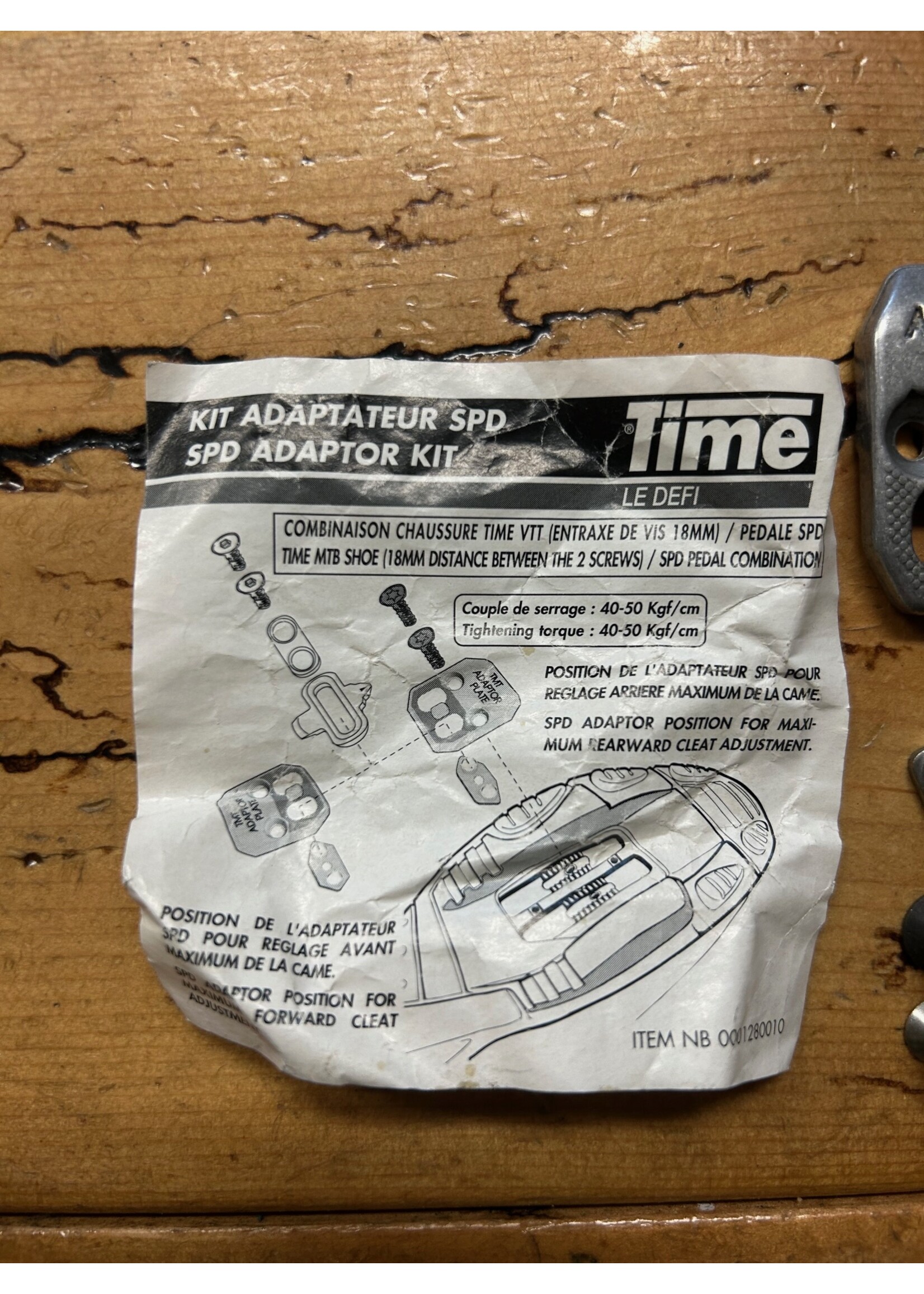 Time Time LE Defi SPD Adaptor Kit NOS
