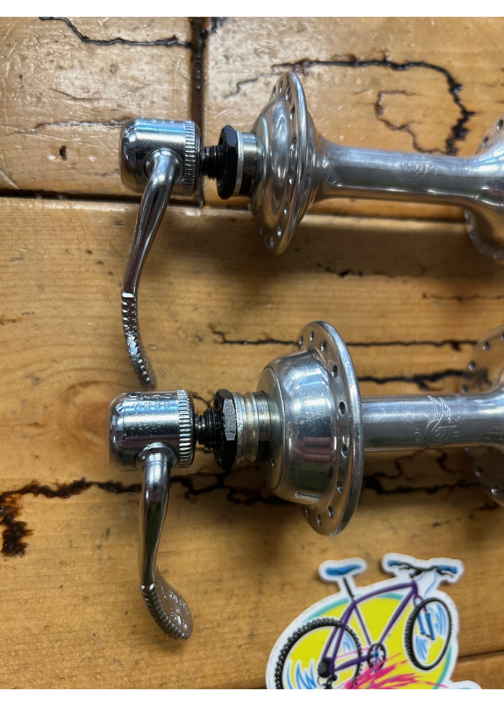 Campagnolo Campagnolo 32 Hole Quick Release Freewheel Hub Set