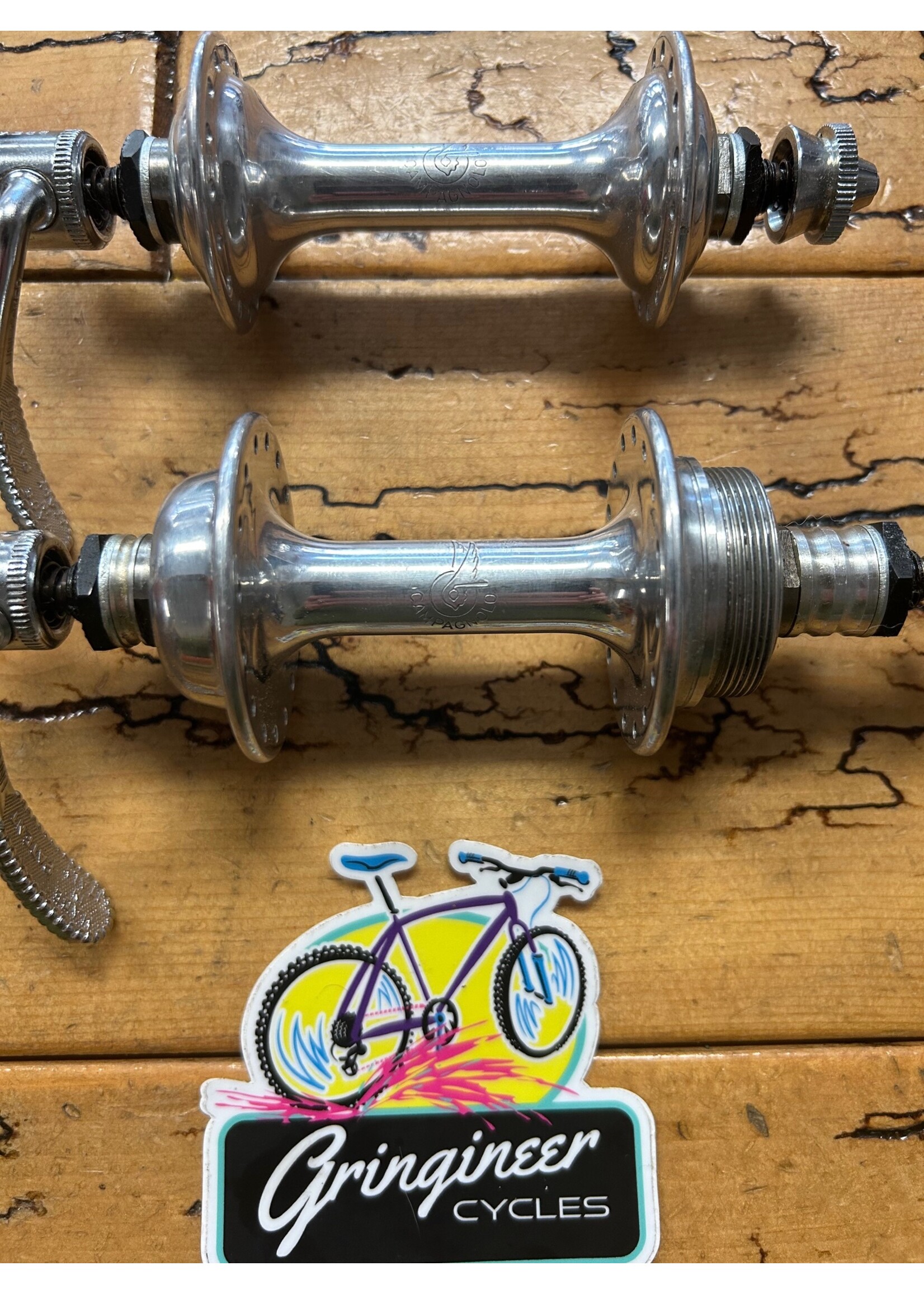 Campagnolo Campagnolo 32 Hole Quick Release Freewheel Hub Set