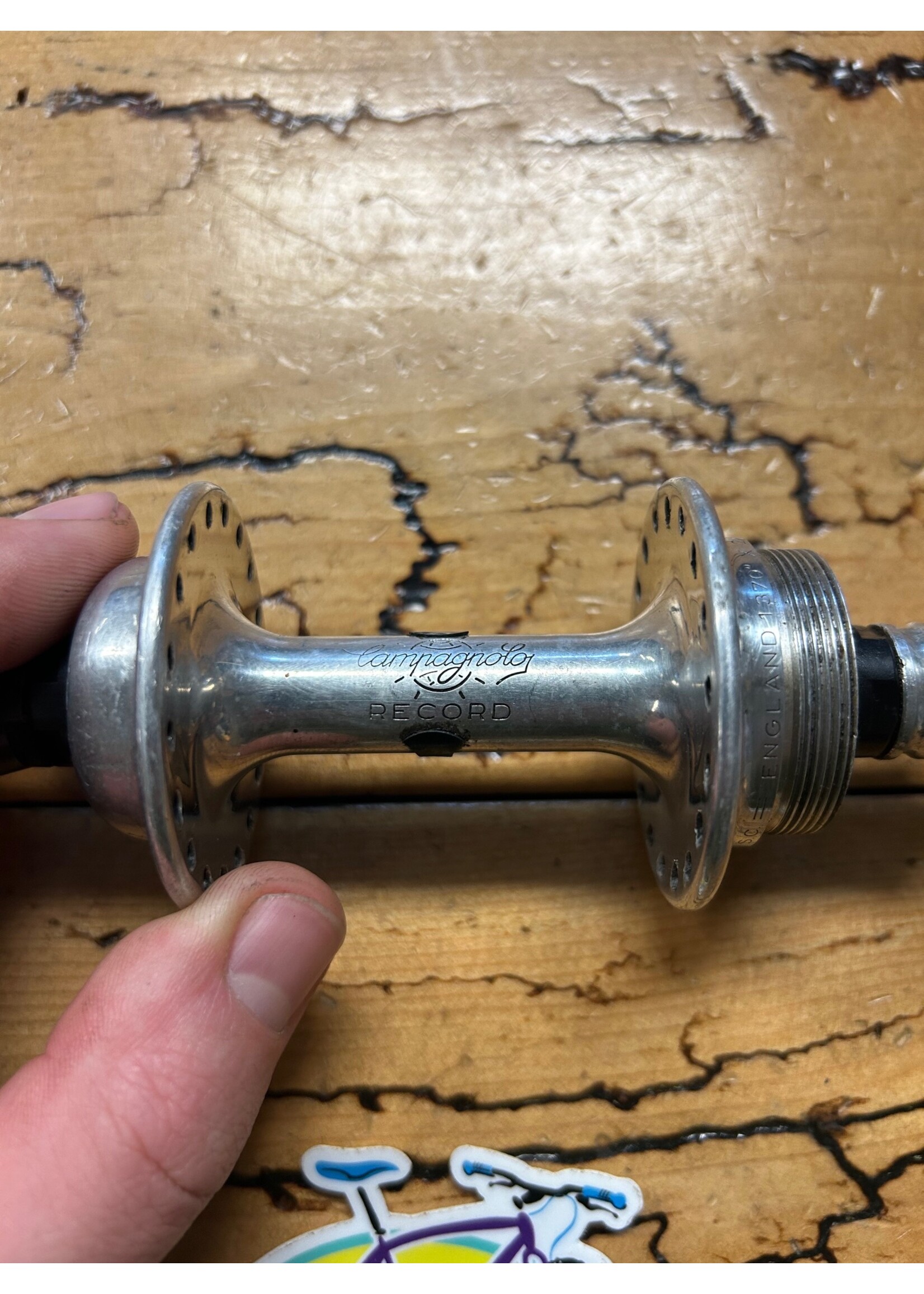 Campagnolo Campagnolo Record 1034 Low Flange Rear Hub With Skewer
