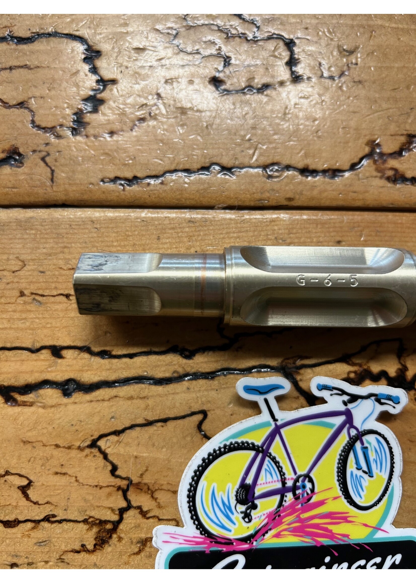 Sampson Sampson Stratics 123mm Titanium Square Taper Bottom Bracket Spindle