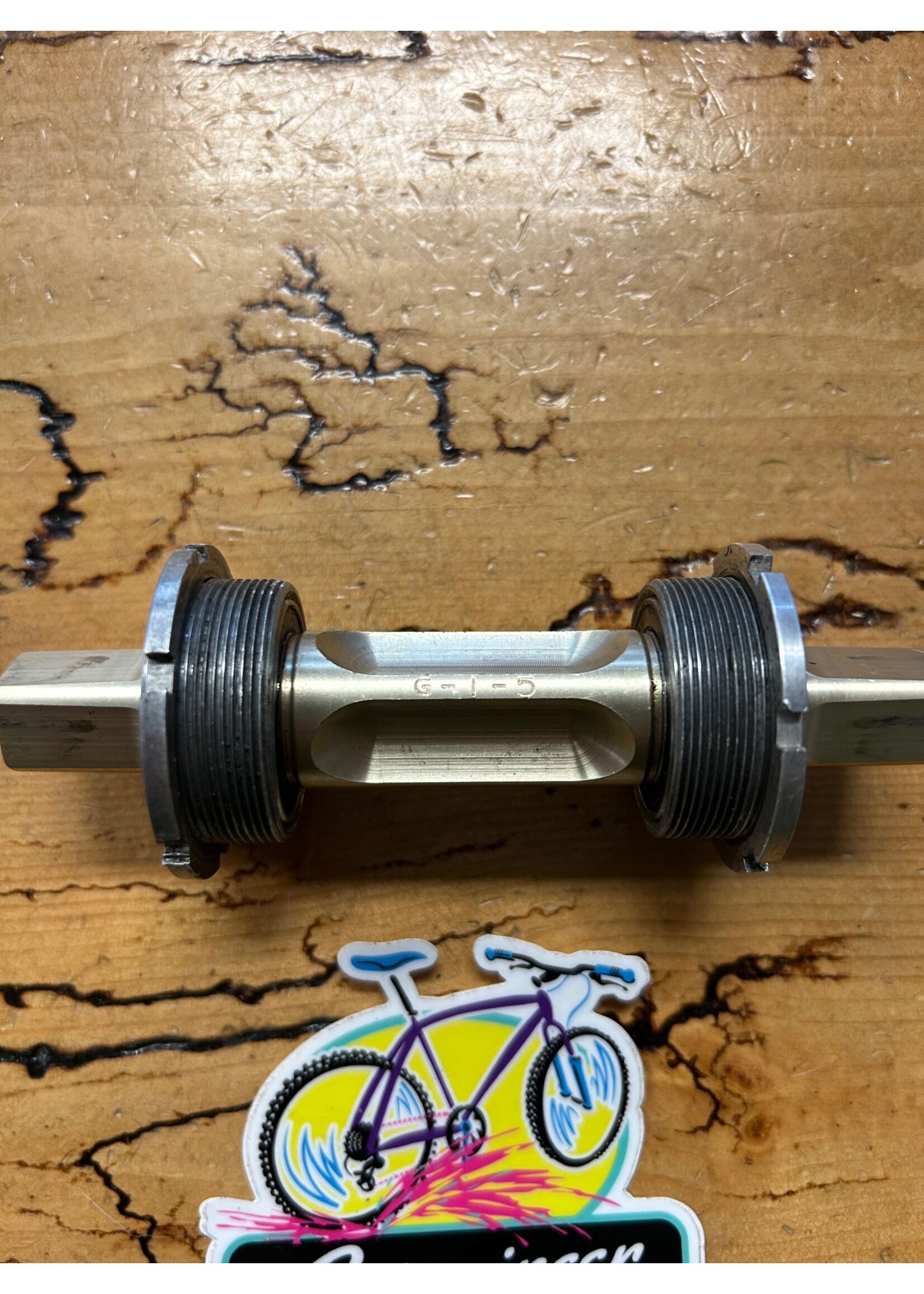 Sampson Sampson Stratics 123mm Titanium Square Taper Bottom Bracket