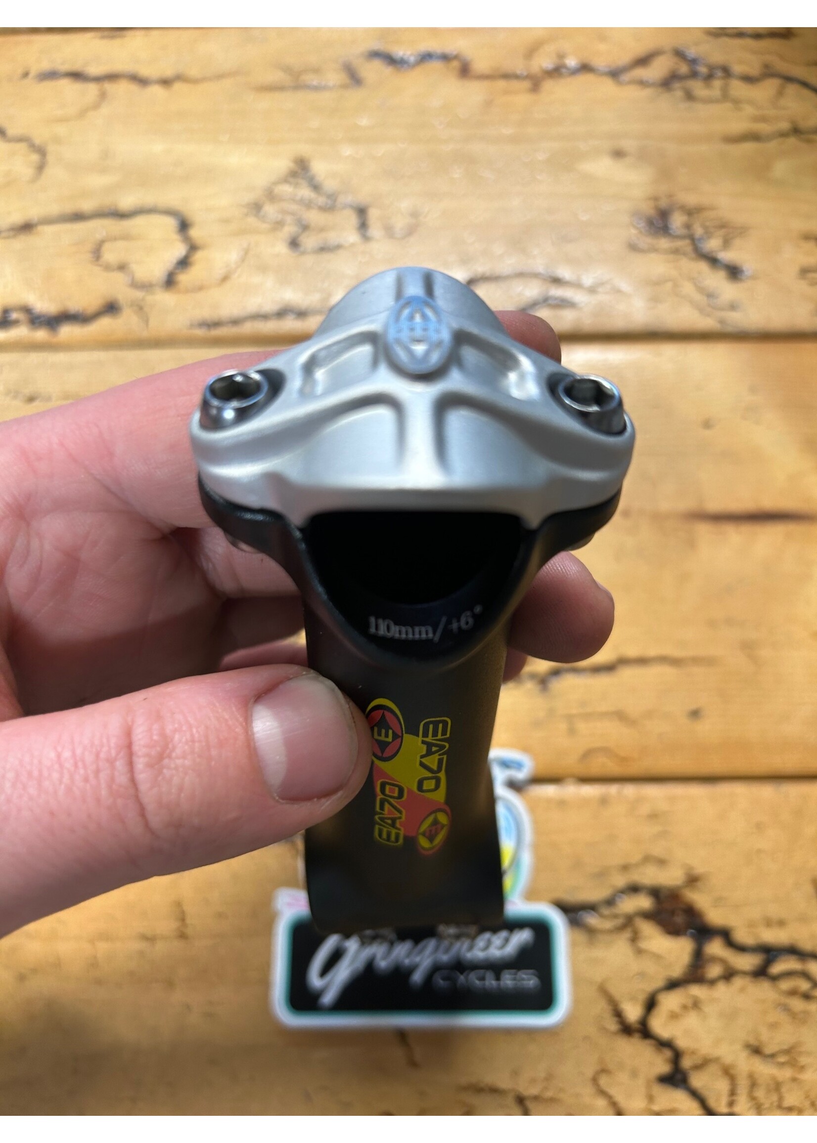Easton Easton EA70 110mm 1 1/8 Inch 25.4mm Threadless Stem Silver Faceplate NOS
