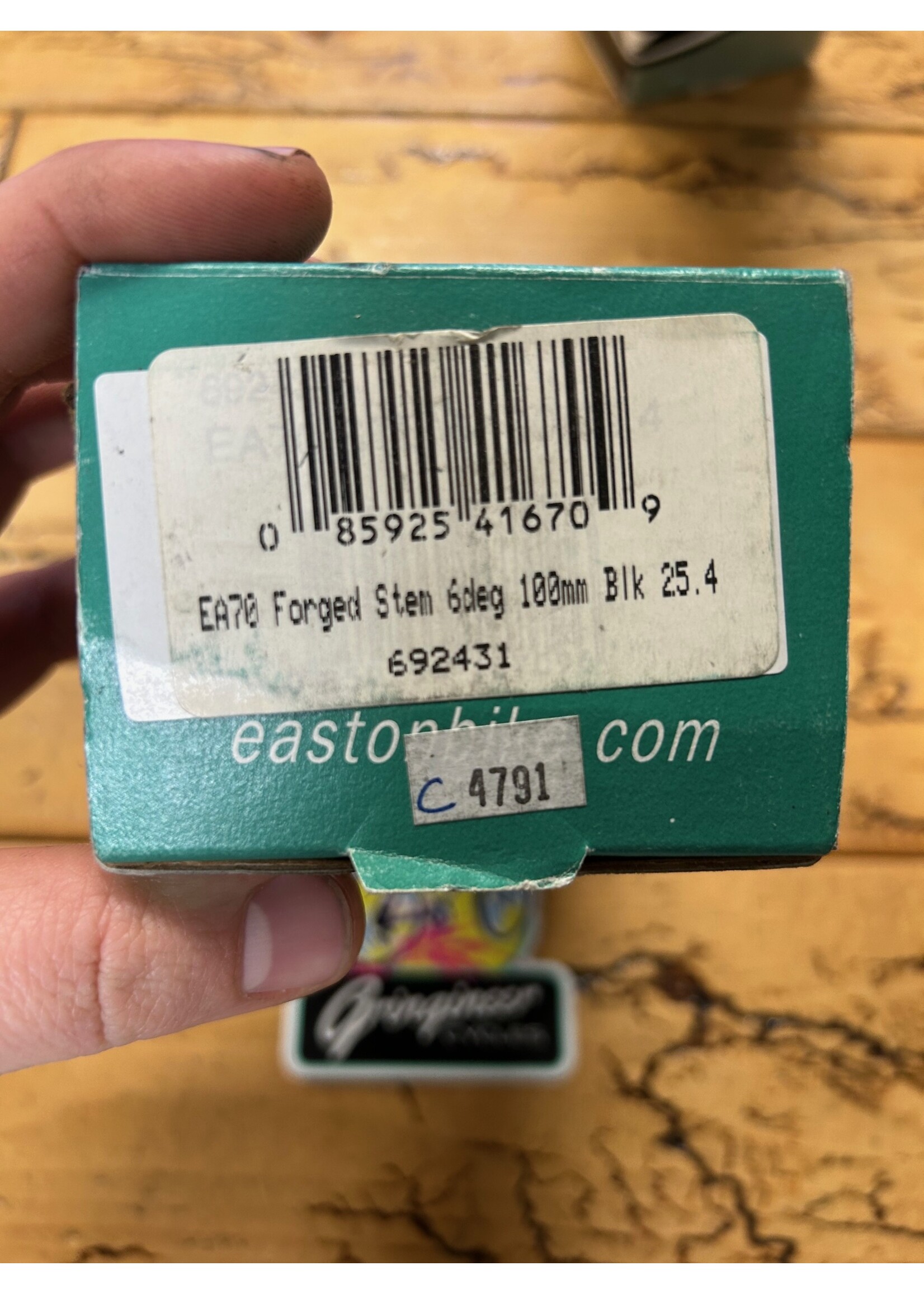 Easton Easton EA70 100mm 1 1/8 Inch 25.4mm Threadless Stem NOS