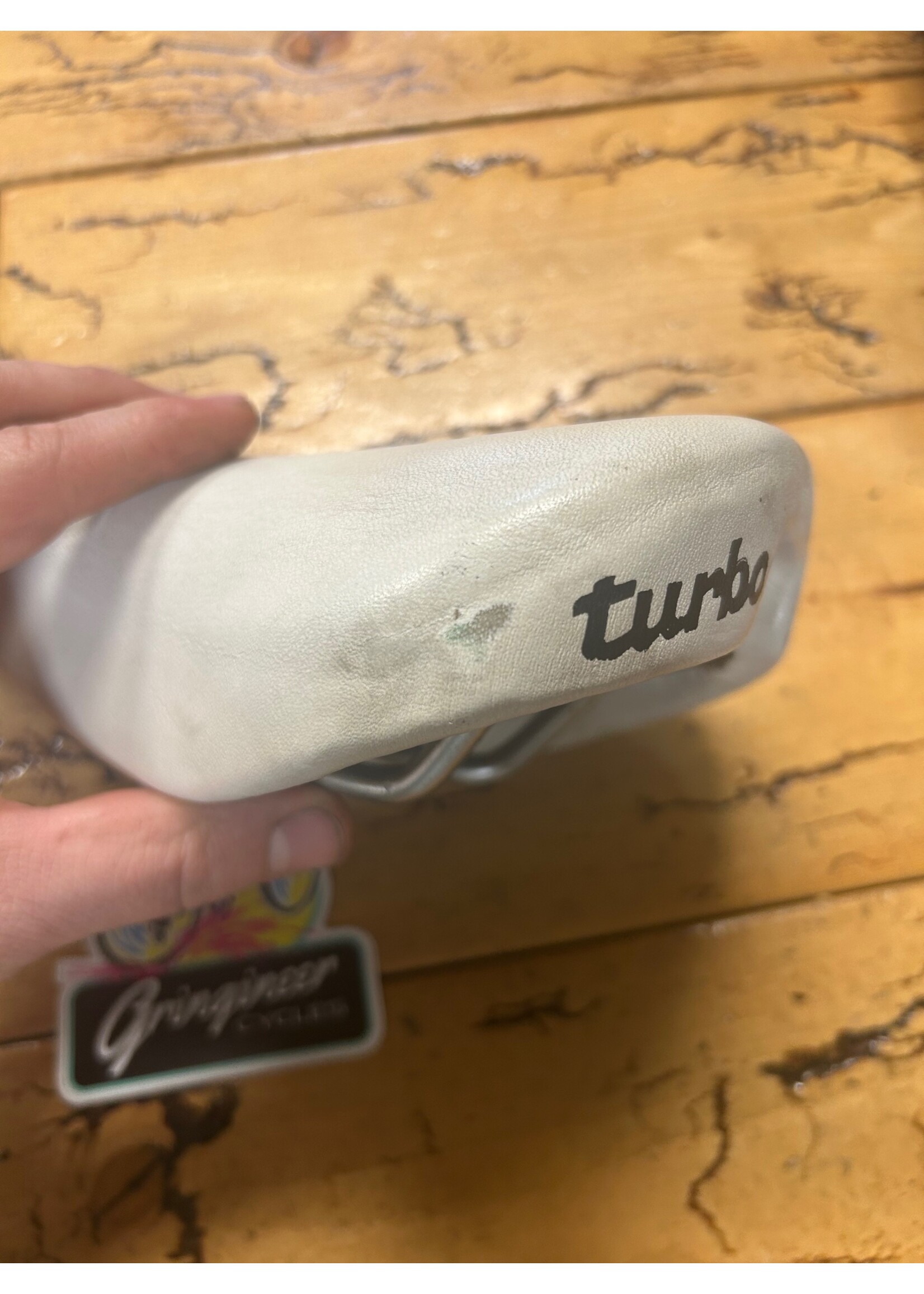 SELLE ITALIA Selle Italia Turbo 1989 White Saddle