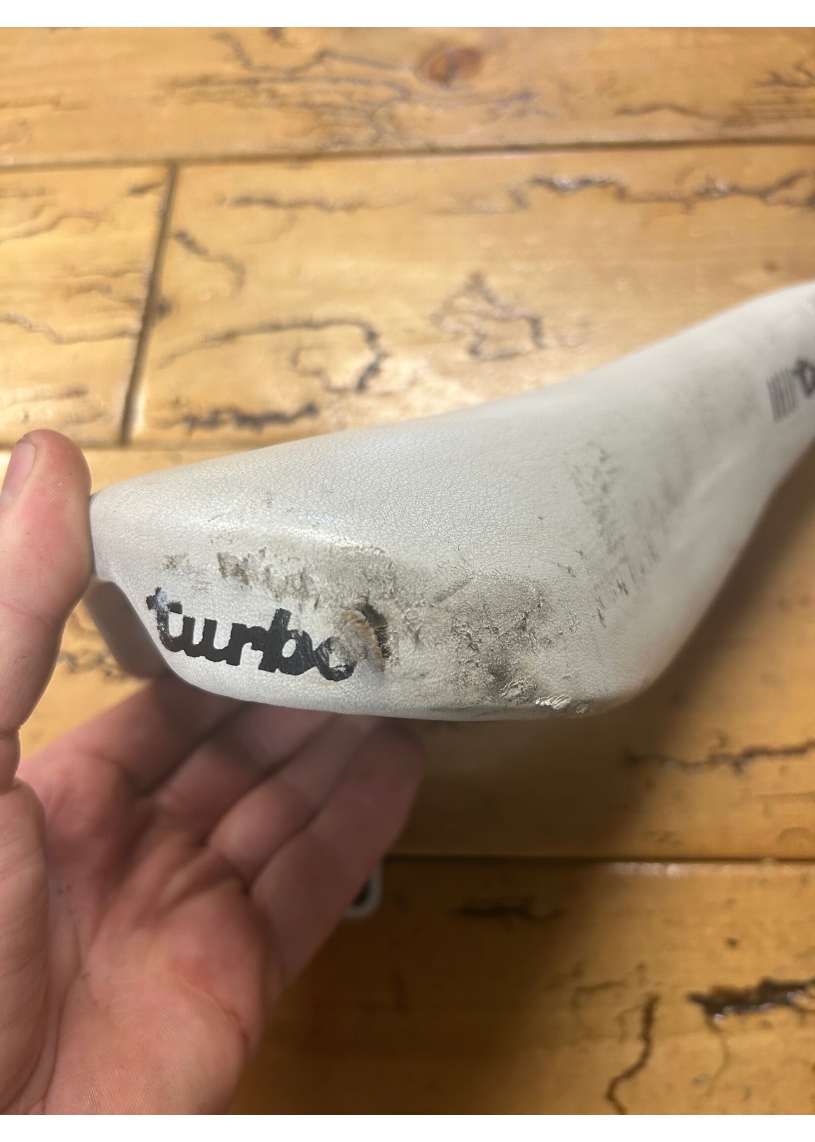 SELLE ITALIA Selle Italia Turbo 1989 White Saddle