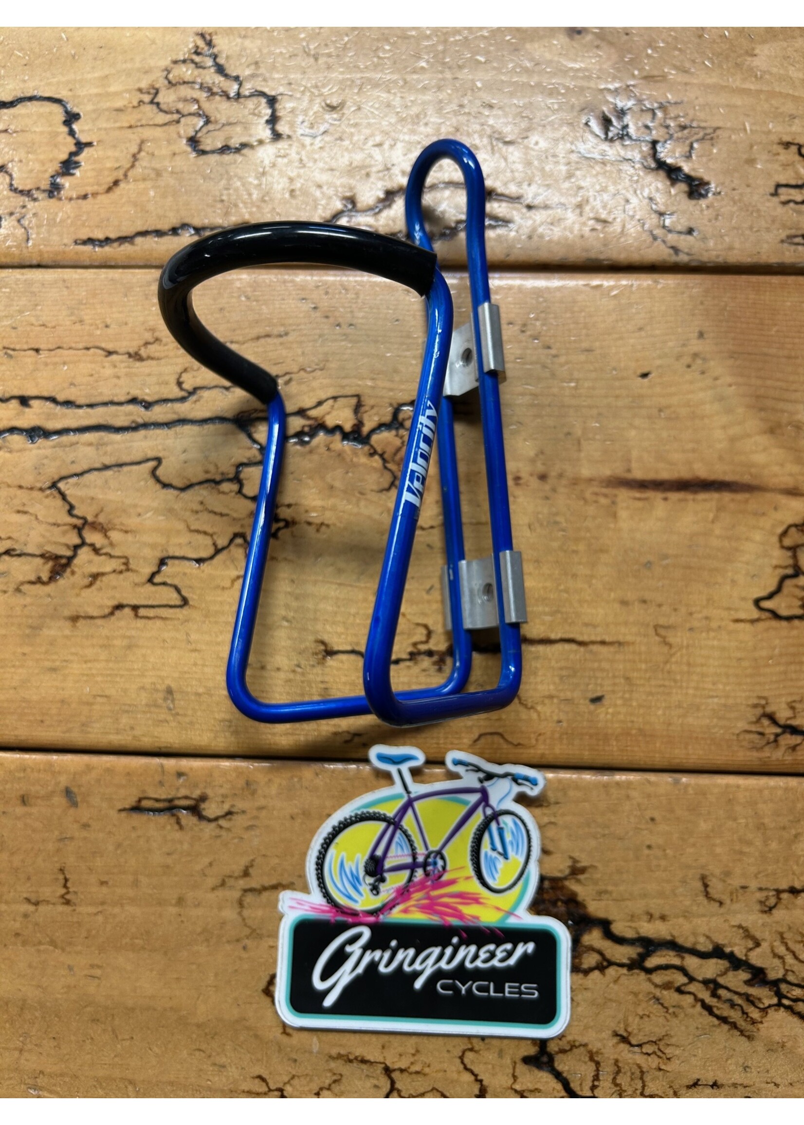 Velocity Velocity Blue Water Bottle Cage