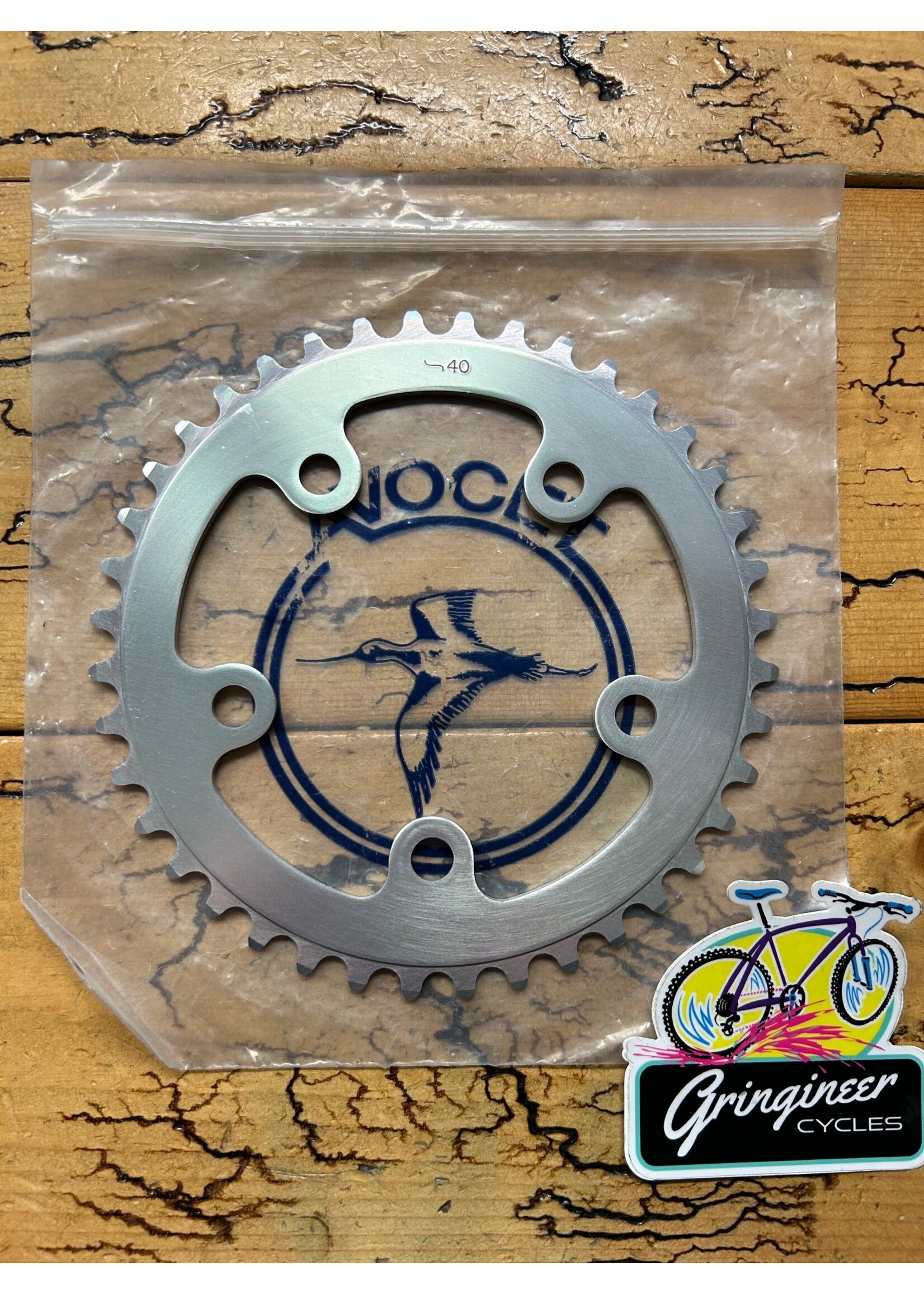 Avocet 42 Tooth 5 Bolt 102 BCD Chainring NOS