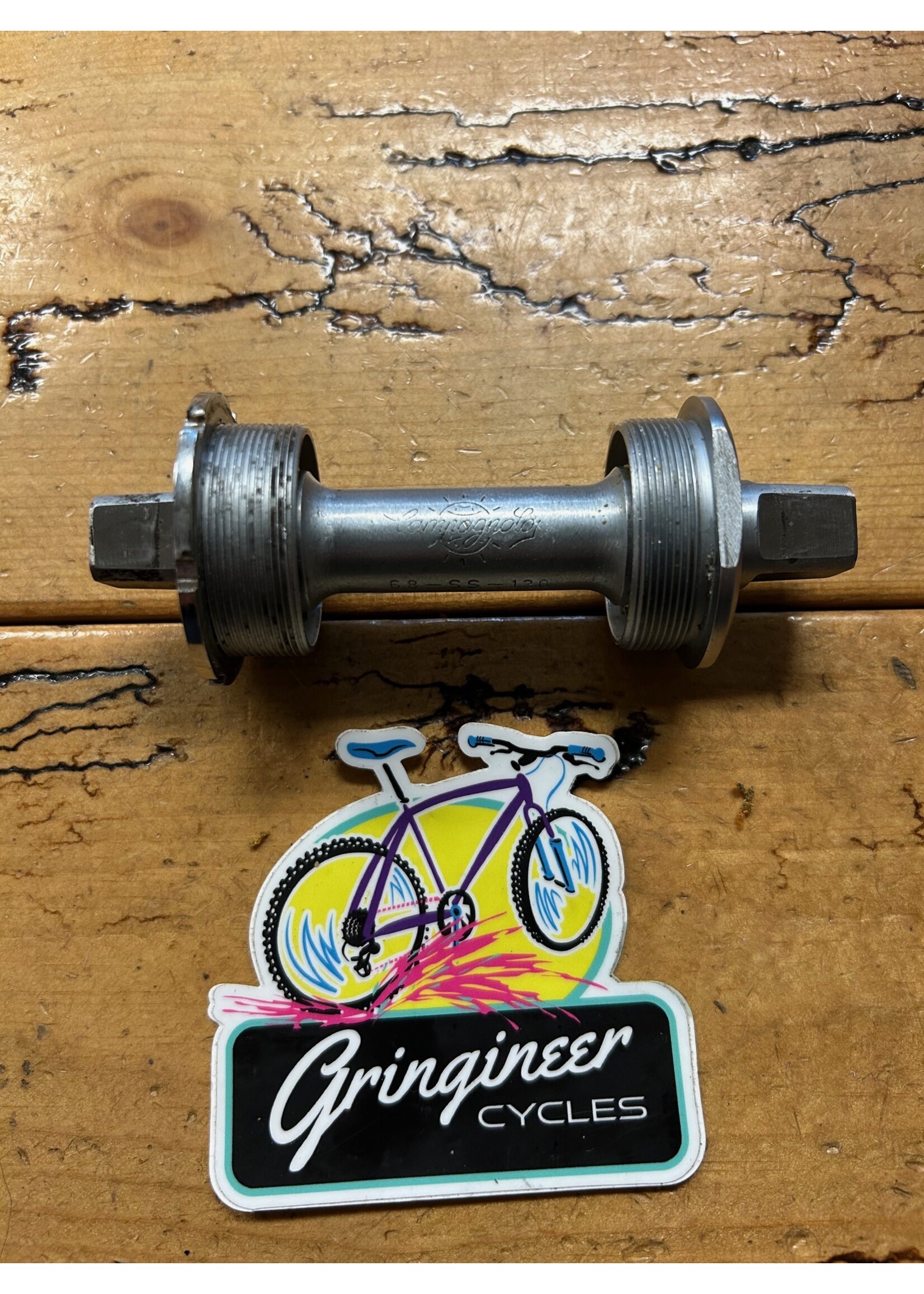 Campagnolo Campagnolo 68x112 French Threaded Square Taper Bottom Bracket