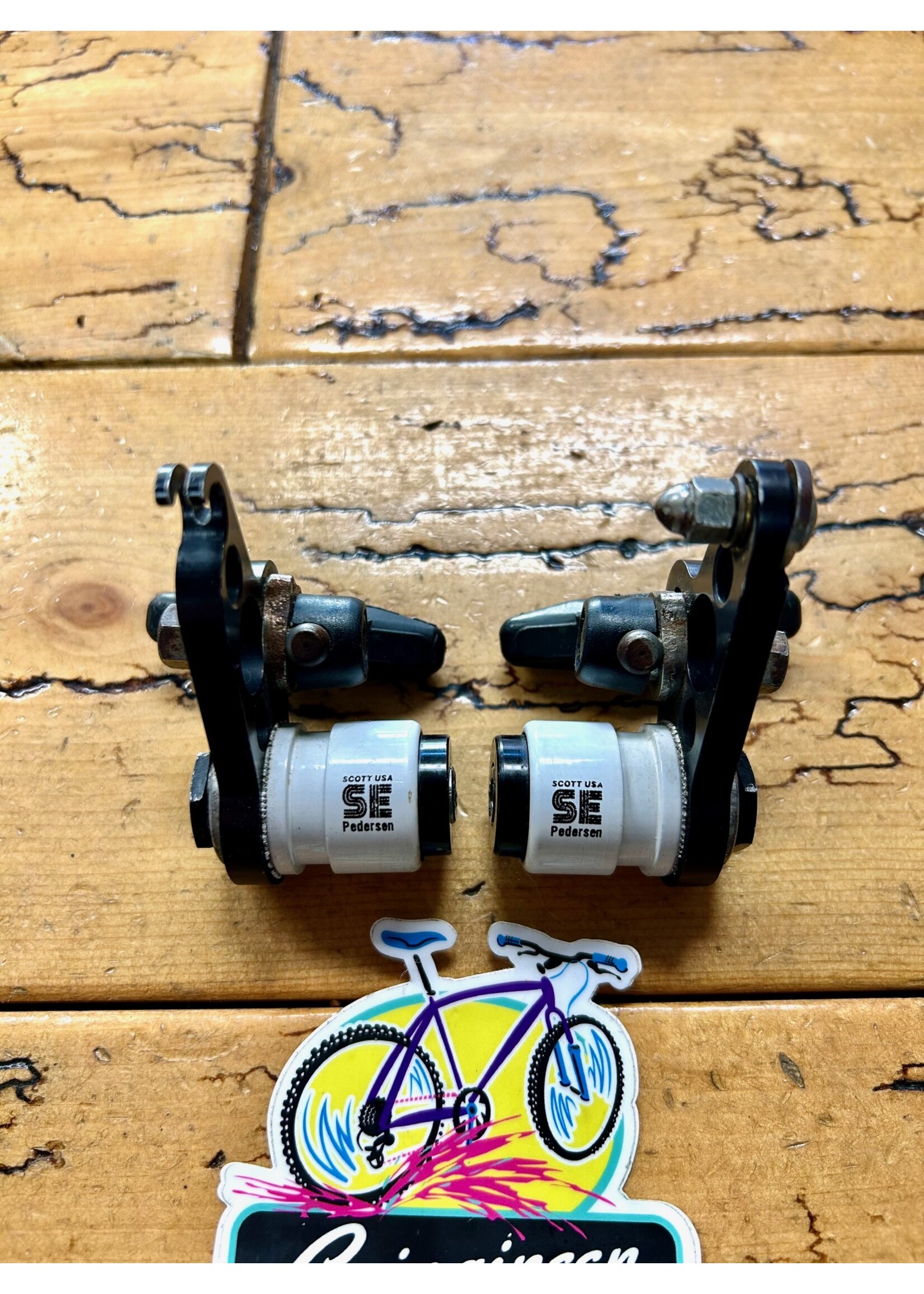 Scott Pederson Scott Pederson Self Energizing White and Black Cantilever Brake