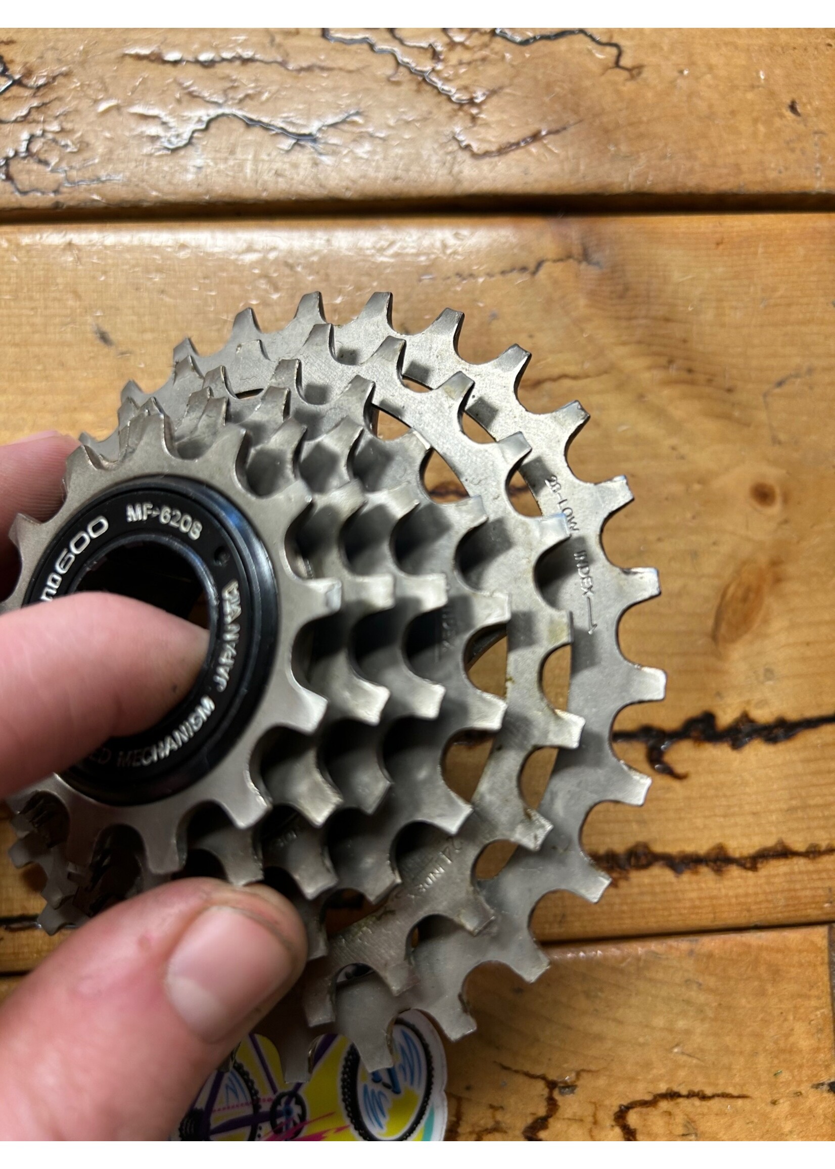 SHIMANO Shimano 600 EX MF-6208 13-28 Tooth 6 Speed Freewheel