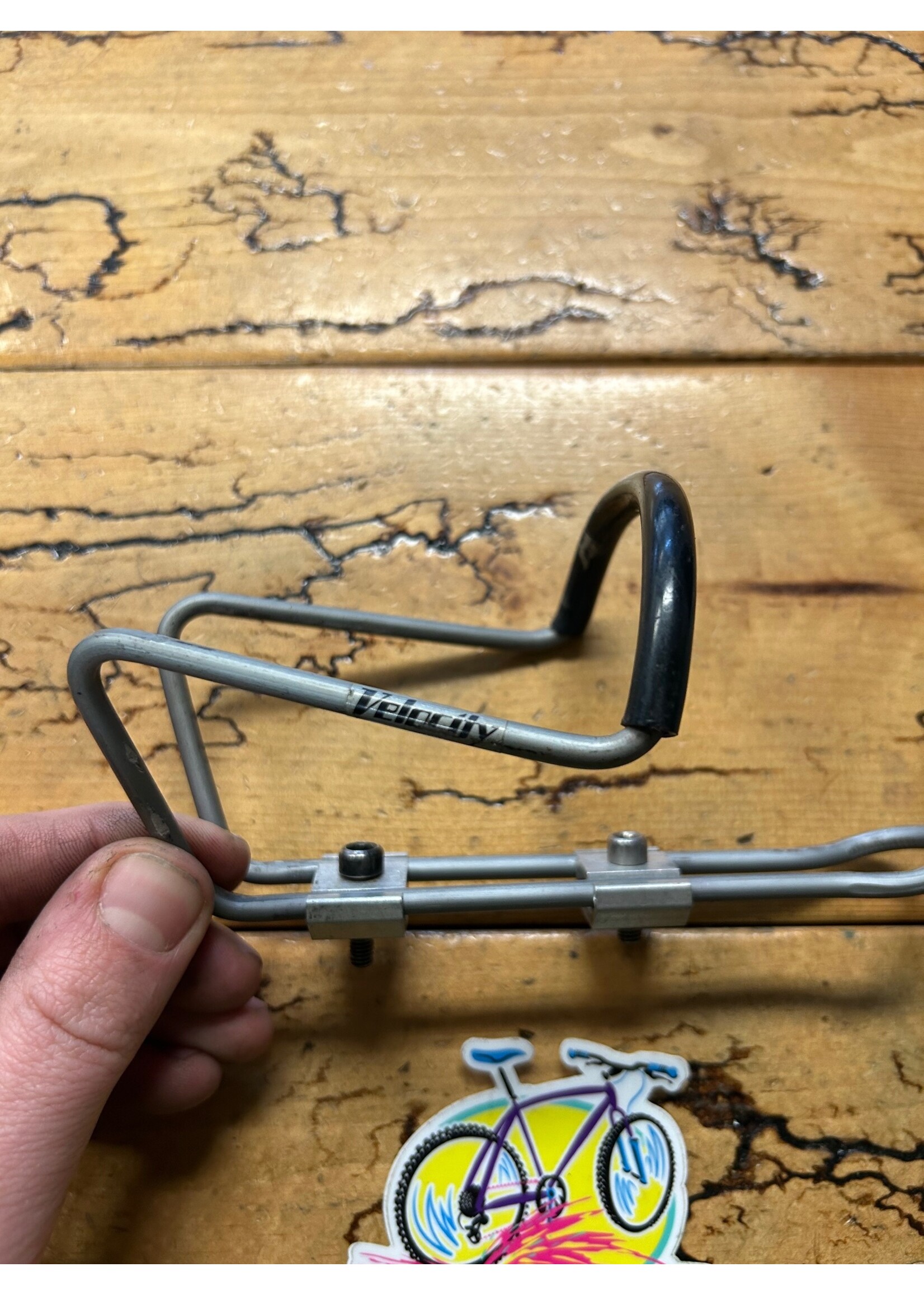 Velocity Velocity Gray Water Bottle Cage