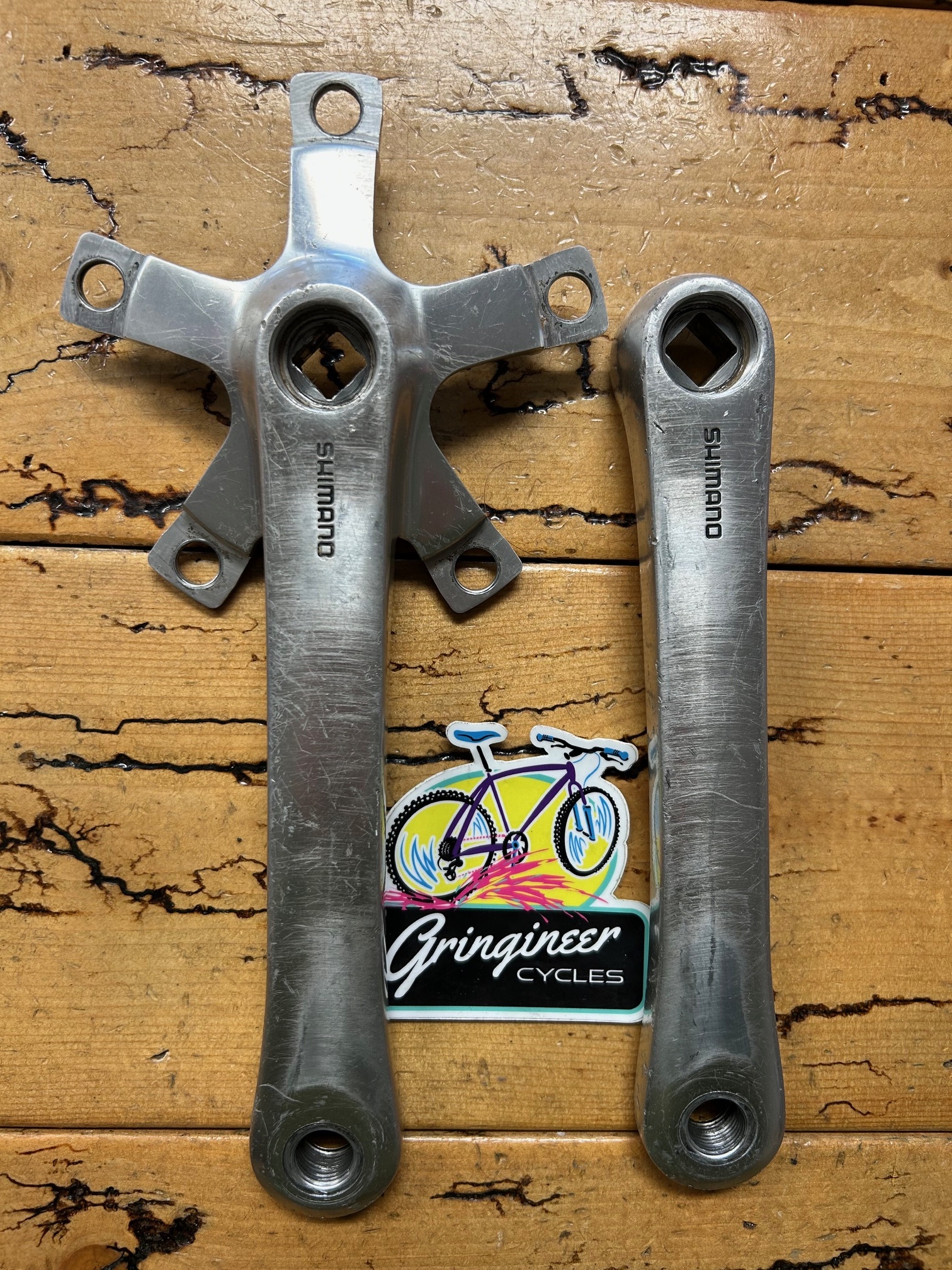 Shimano Deore XT FC-M730 175mm Crankarms - Gringineer Cycles Shimano Deore XT FC-M730 175mm Crankarms - Gringineer Cycles