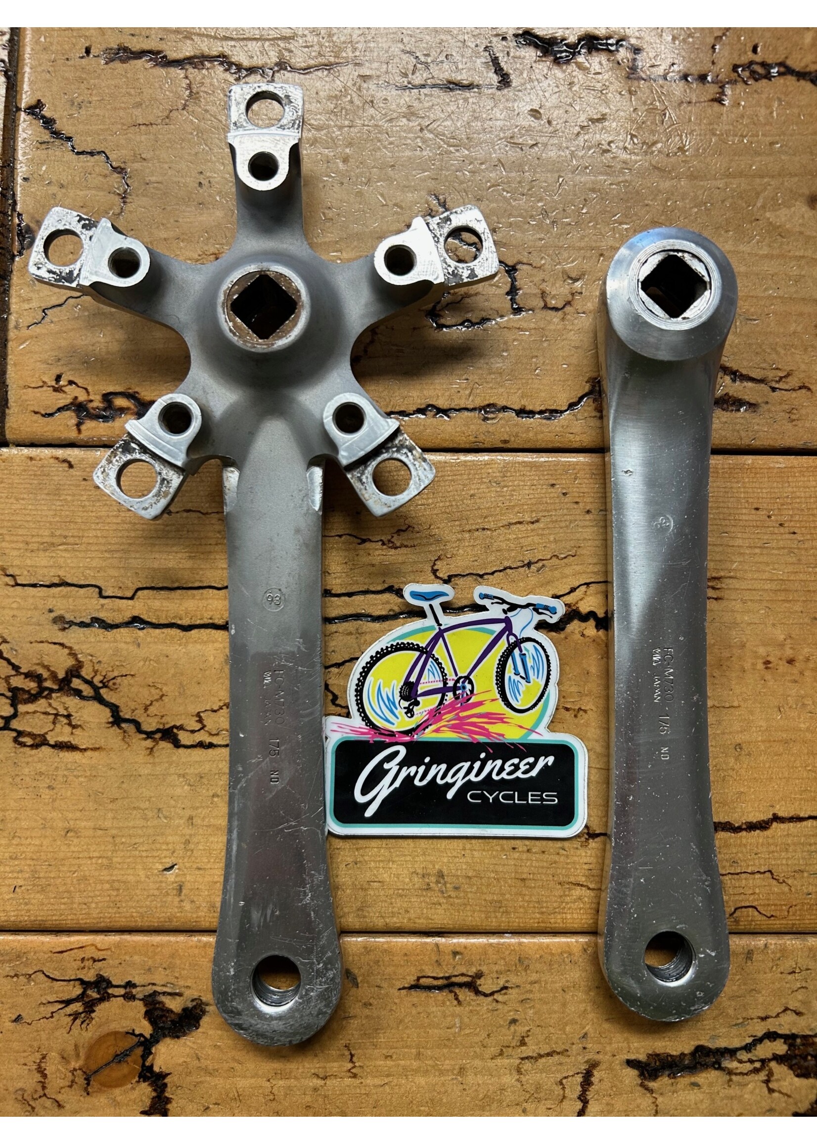 Shimano Deore XT FC-M730 175mm Crankarms - Gringineer Cycles Shimano Deore XT FC-M730 175mm Crankarms - Gringineer Cycles
