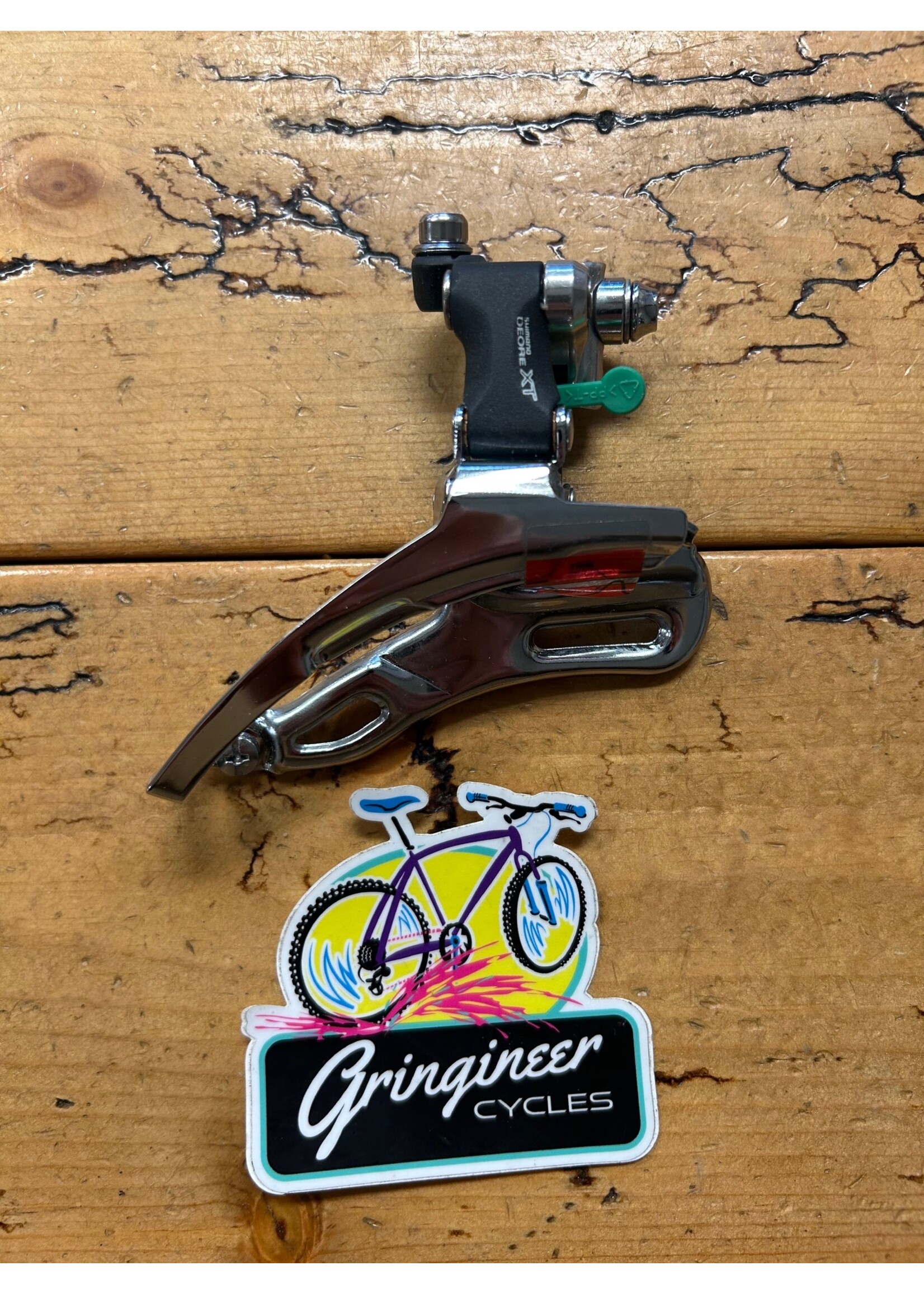 SHIMANO Shimano Deore XT FD-M738 Braze On Bottom Pull Front Derailleur NOS