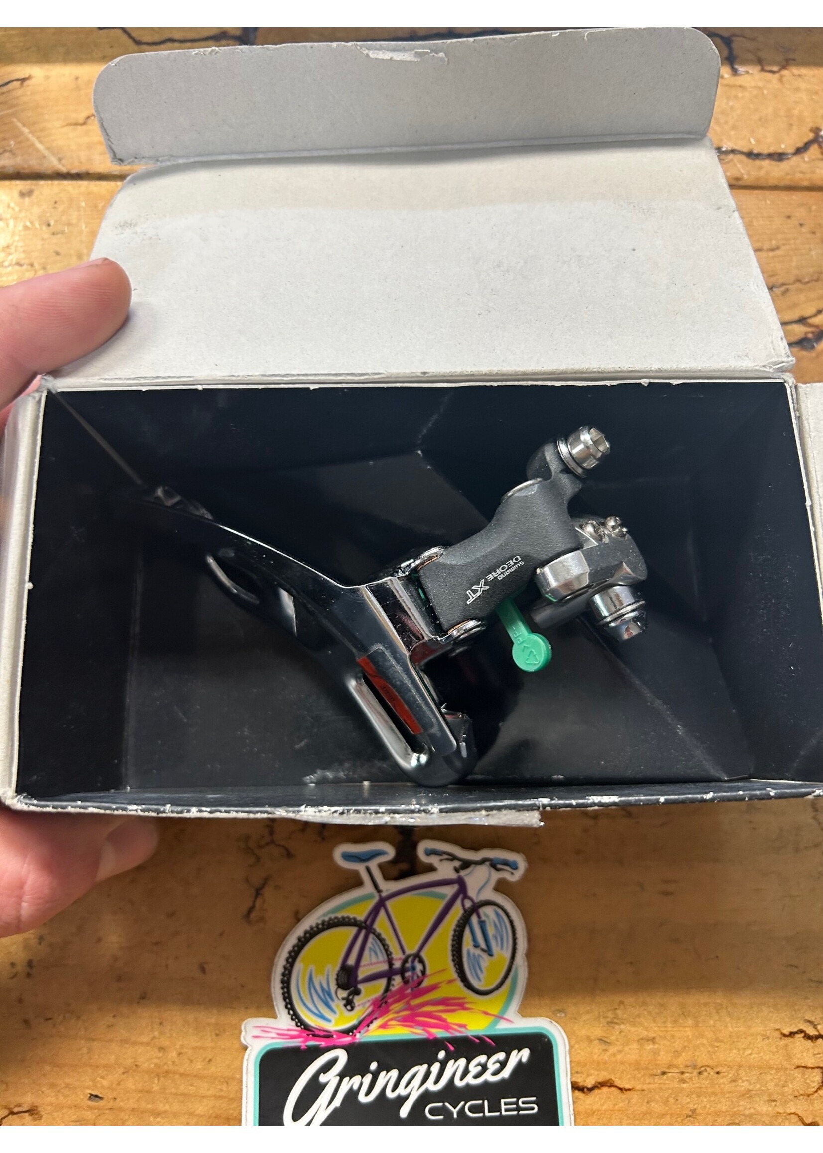 SHIMANO Shimano Deore XT FD-M738 Braze On Bottom Pull Front Derailleur NOS