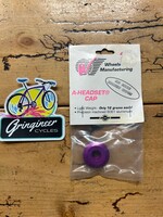 WHEELS MANUFACTURING Wheels Manufacturing Purple 1 Inch A Headset Cap / Top Cap NOS