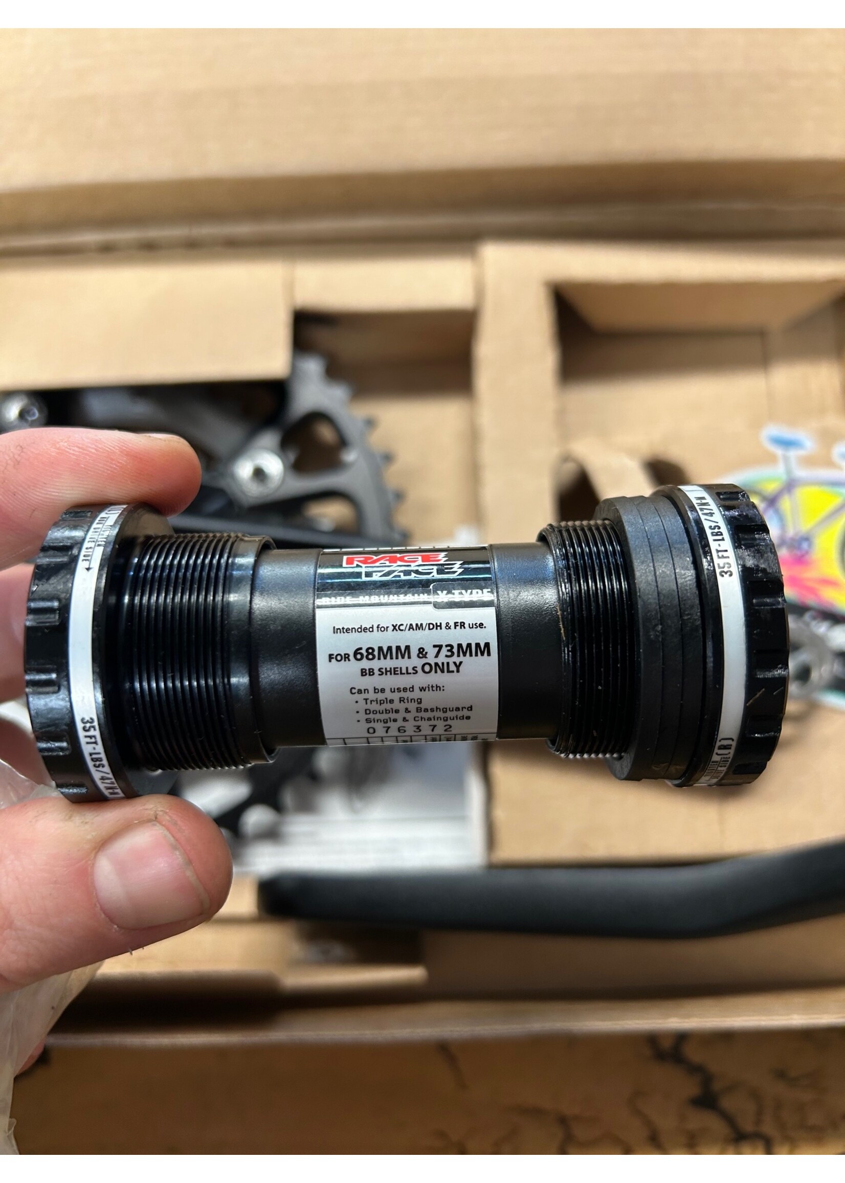 Raceface Raceface Ride XC 44/32/22 175mm X Type Crankset and Bottom Bracket NOS