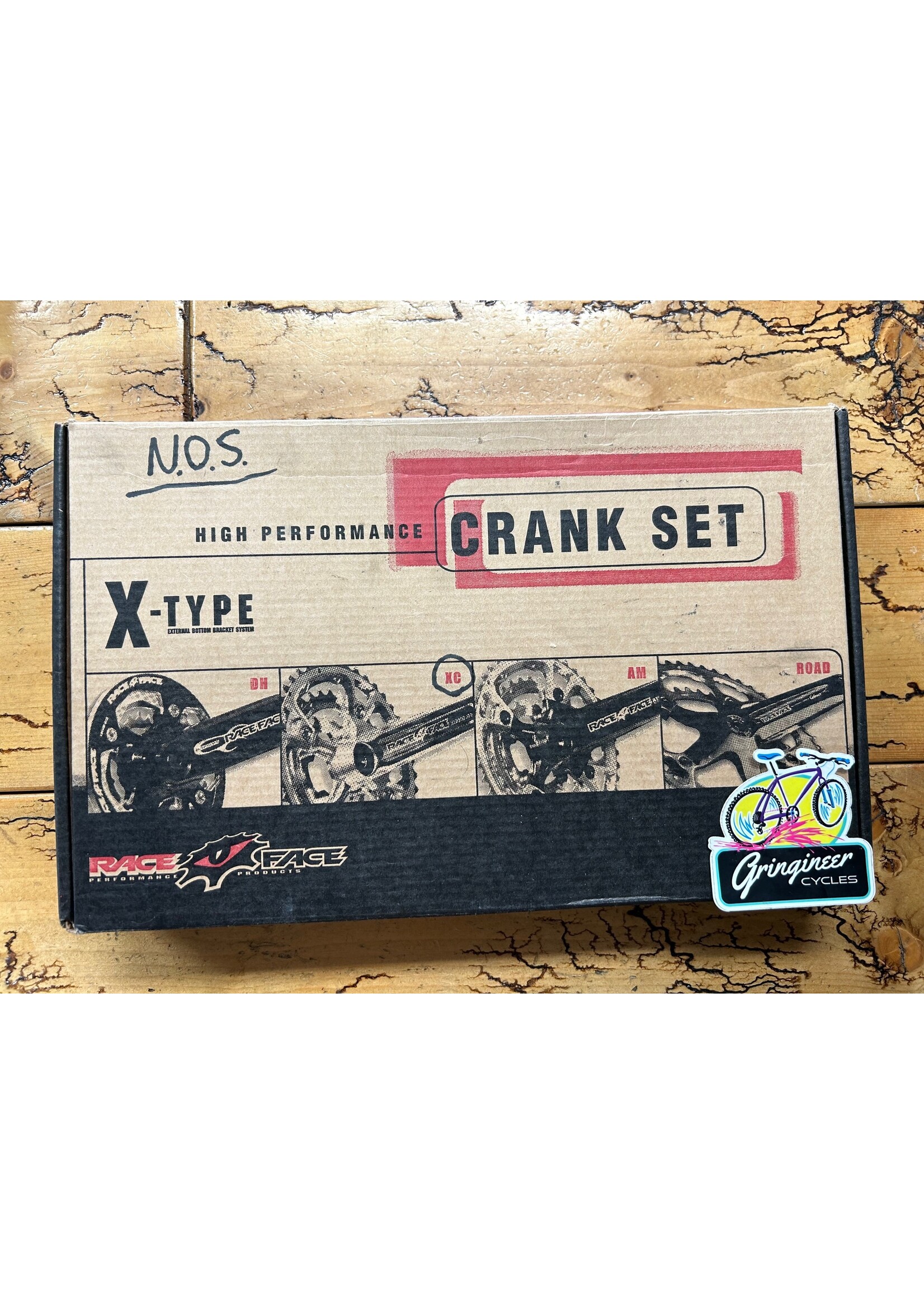 Raceface Raceface Ride XC 44/32/22 175mm X Type Crankset and Bottom Bracket NOS