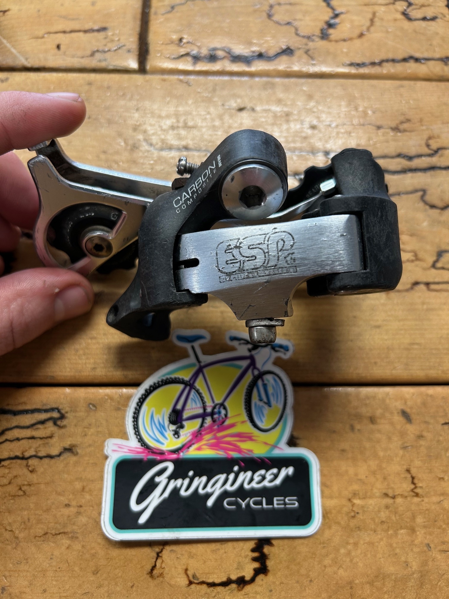 Dérailleur Arrière SRAM ESP 9.0, Longue Cage, Composite Carbone, VTT, Occasion