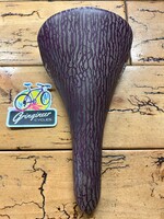 Selle Bassano Selle Bassano Vuelta Leather Titanium Purple Saddle