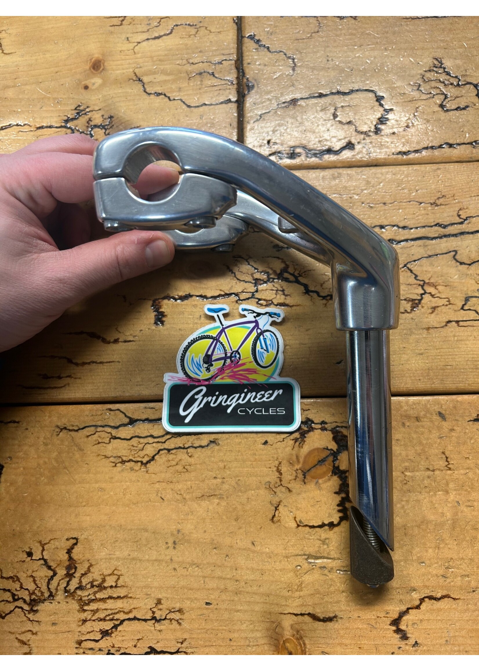 SR Sakae SR MTS-101 Silver Slingshot 21.1mm Quill Stem