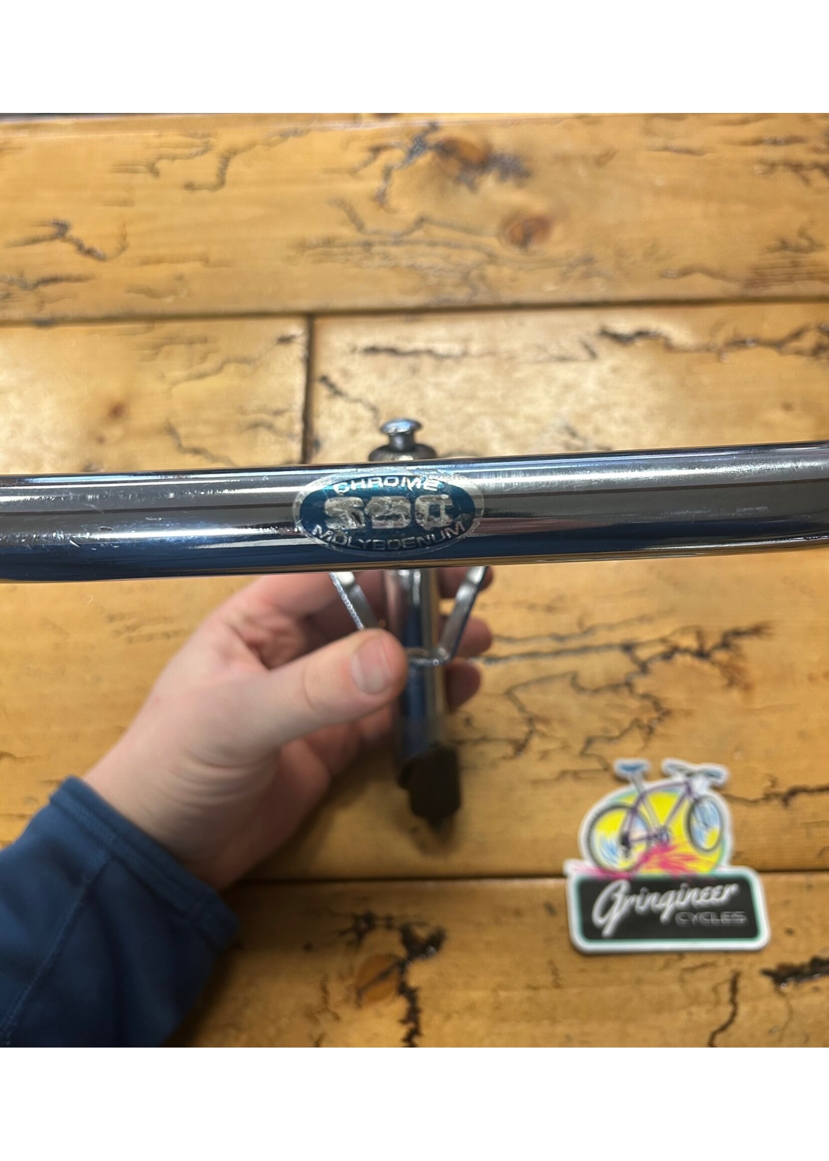 SBC SBC 690mm Bull Moose Chrome Handlebar