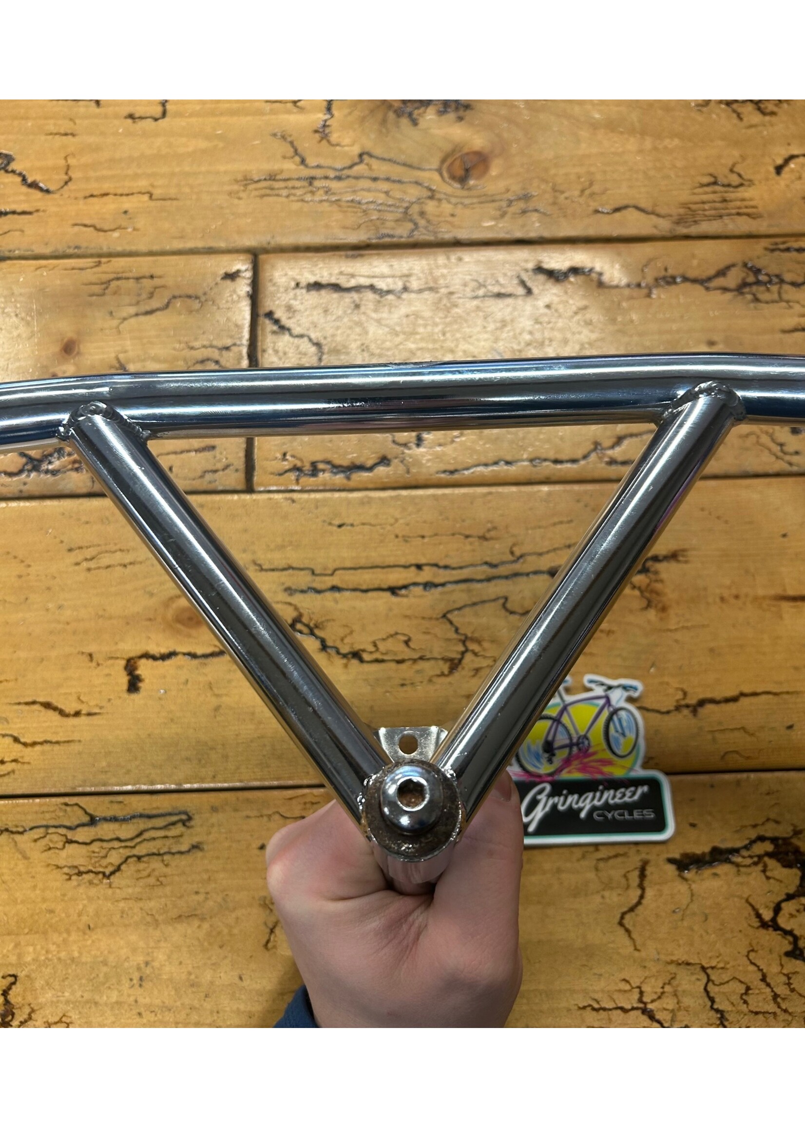 SBC SBC 690mm Bull Moose Chrome Handlebar