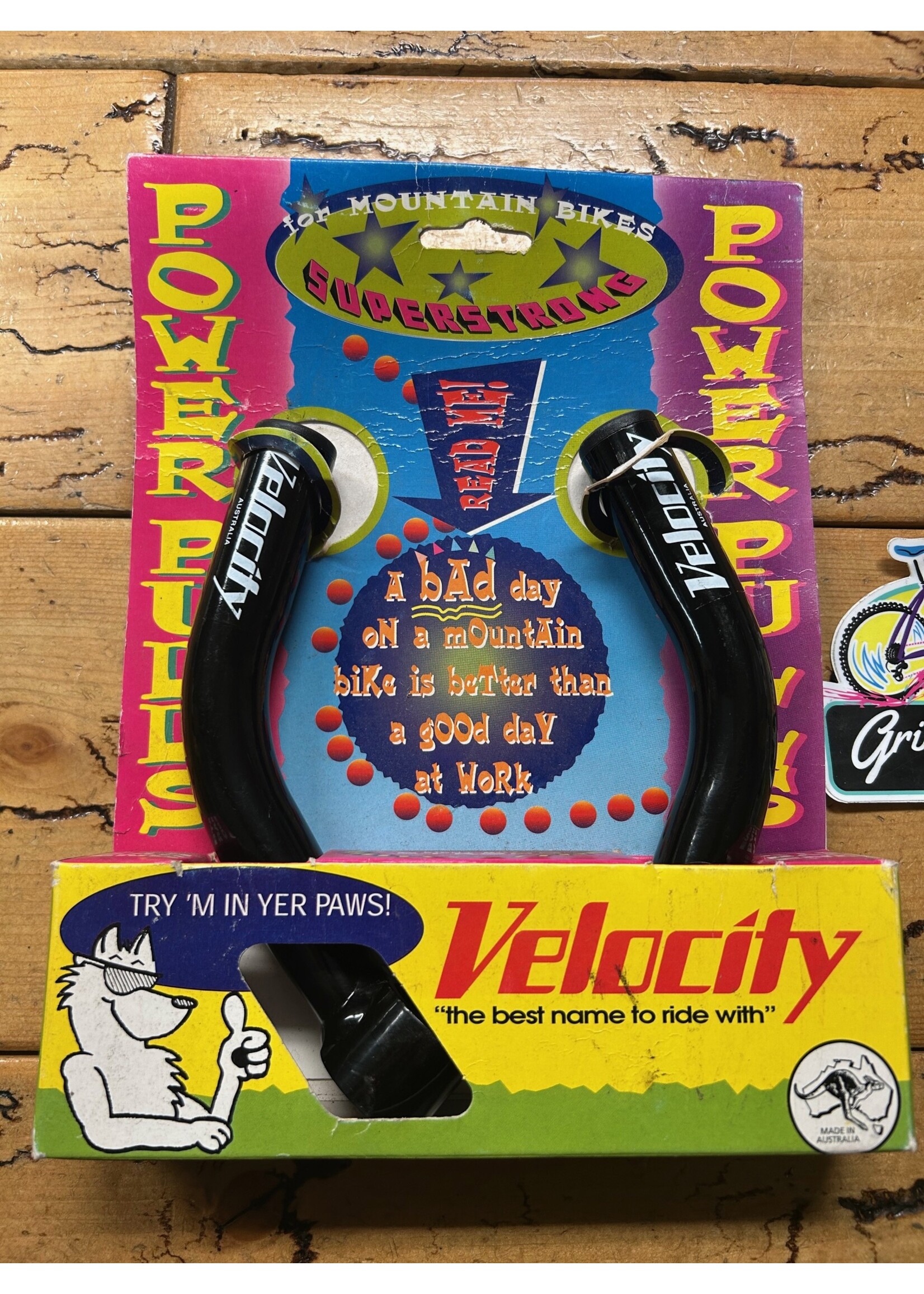 Velocity Velocity Power Pulls Black Bar Ends NOS
