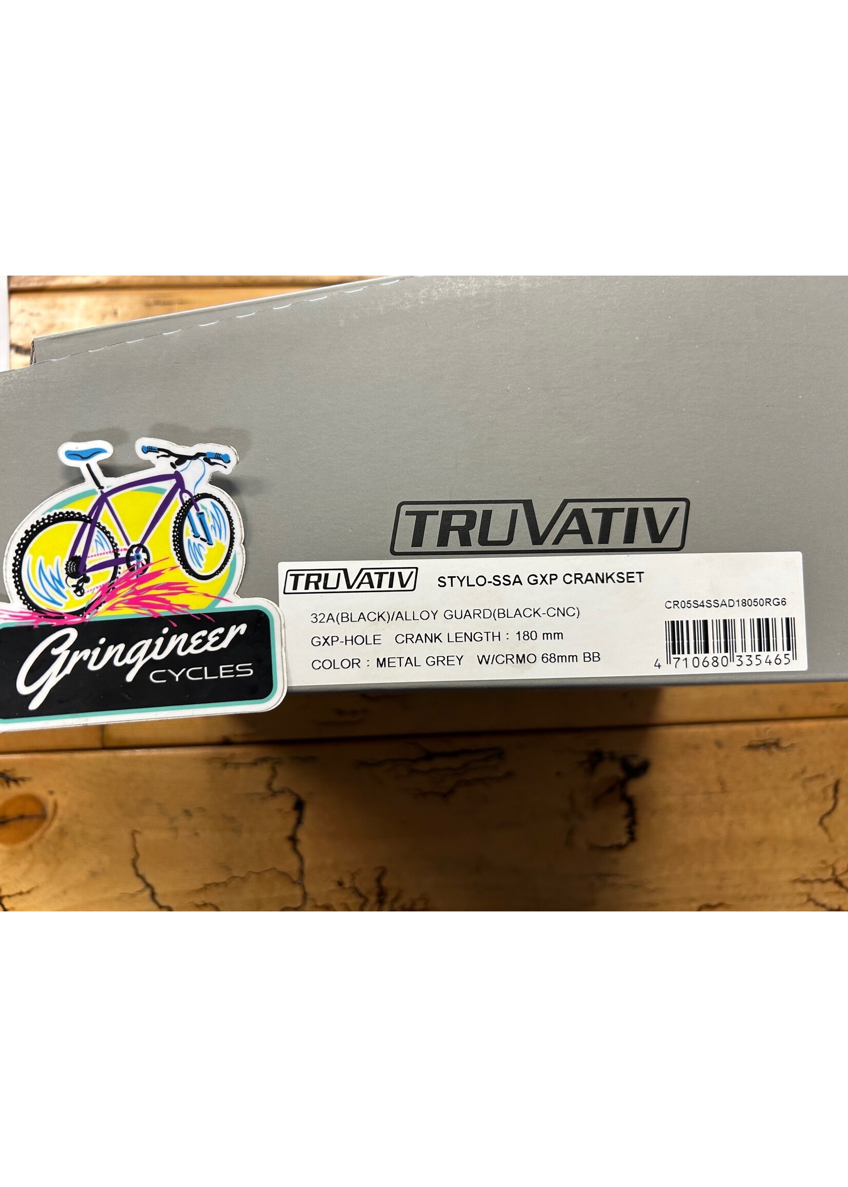 TruVativ TruVativ Stylo SSA 32 Tooth With Bash Guard 180mm GXP Crankset NOS