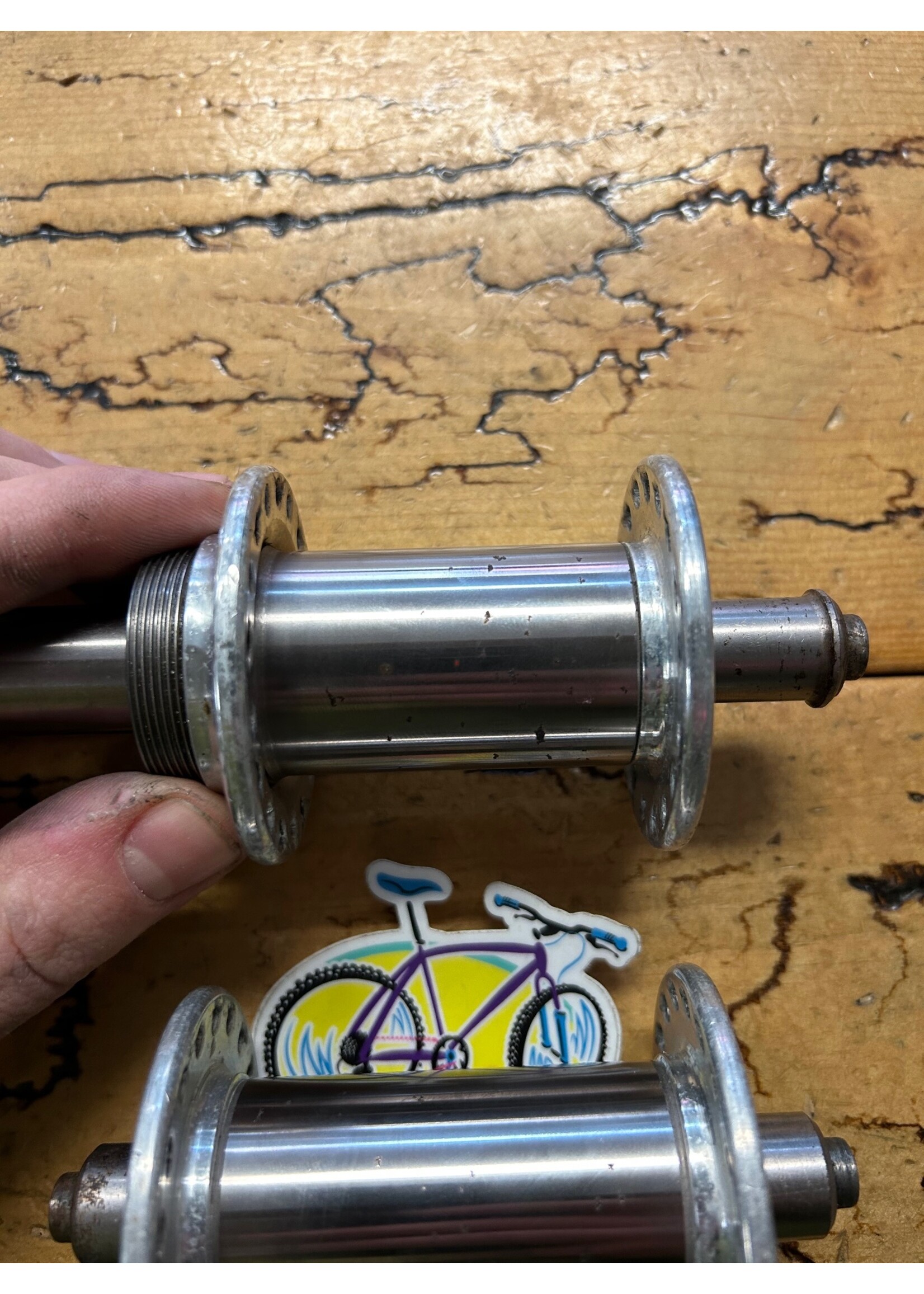 Phil Wood Phil Wood 100/120 36 Hole 3 Piece 1st Gen Hub Set