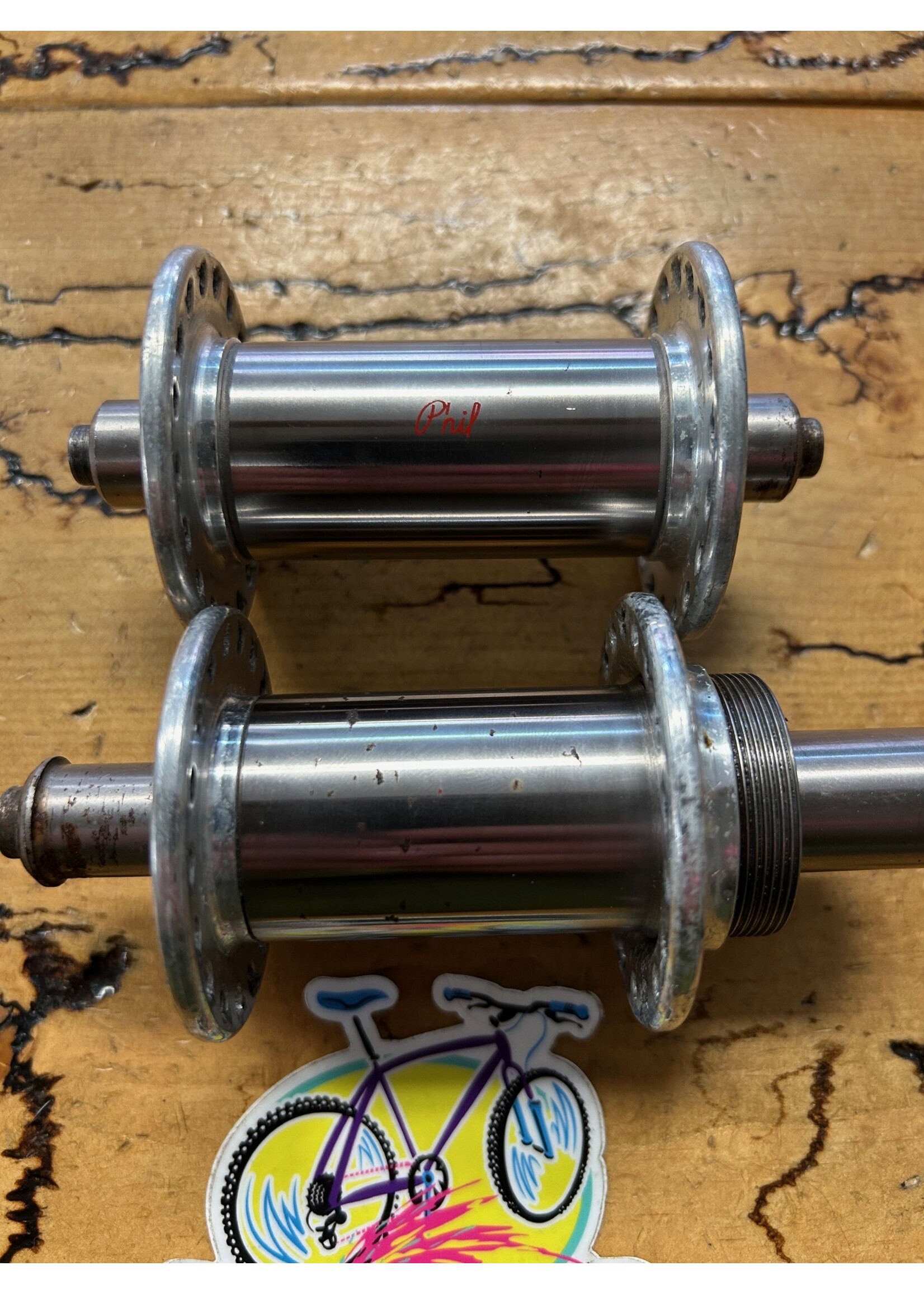 Phil Wood Phil Wood 100/120 36 Hole 3 Piece 1st Gen Hub Set