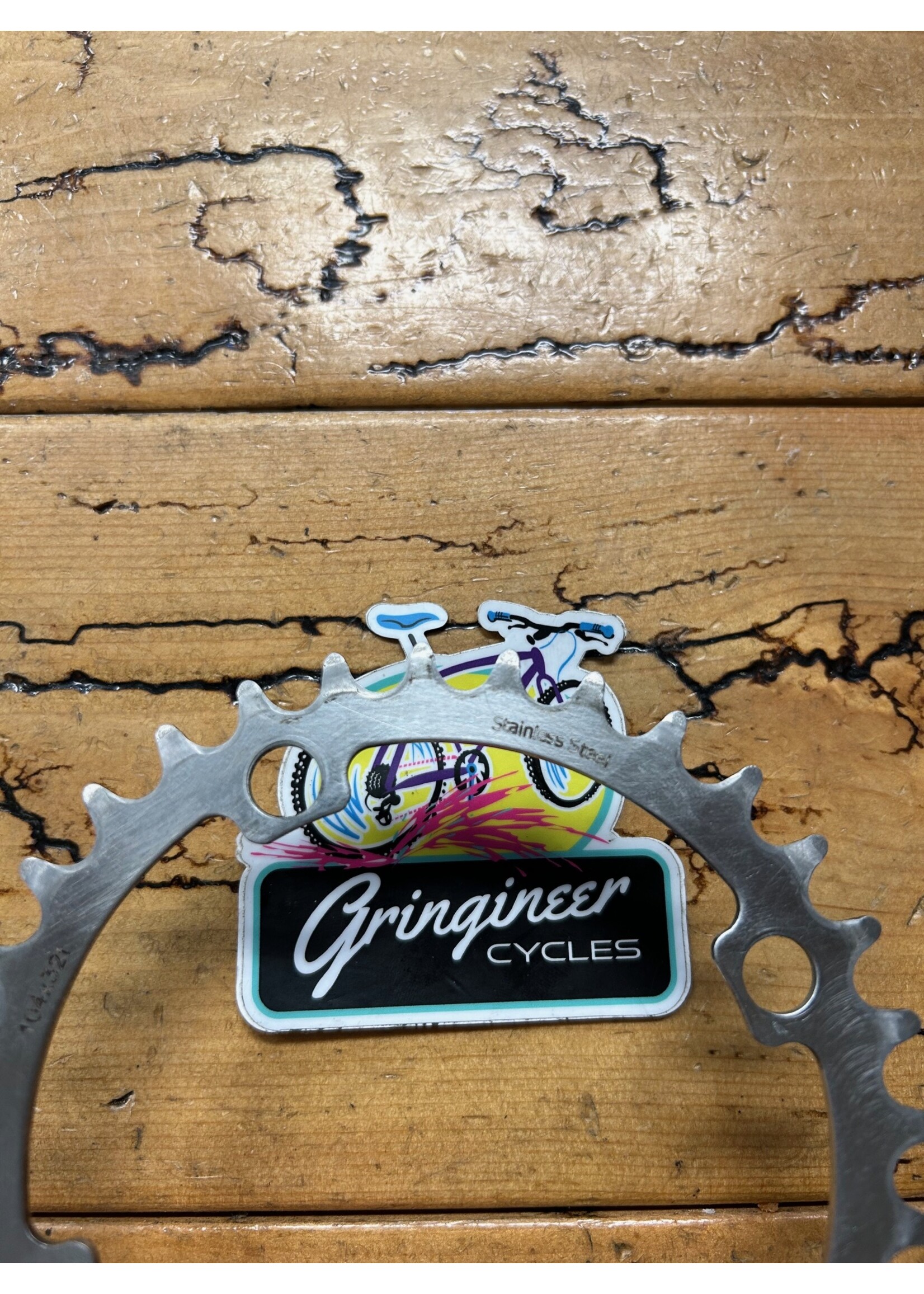 Surly Surly 32 Tooth 4 Bolt 104 BCD Stainless Steel Chainring