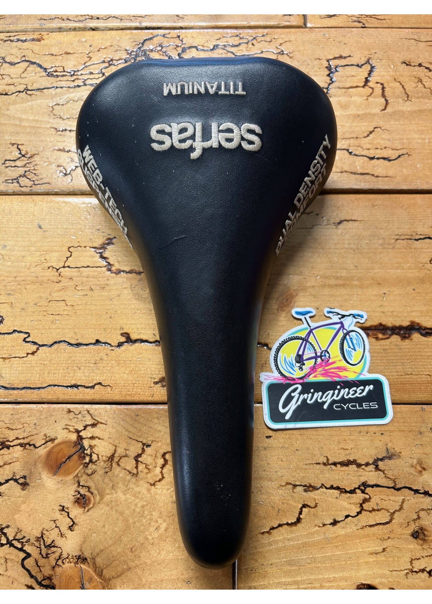 Serfas Serfas Dual Density Comfort Titanium Saddle