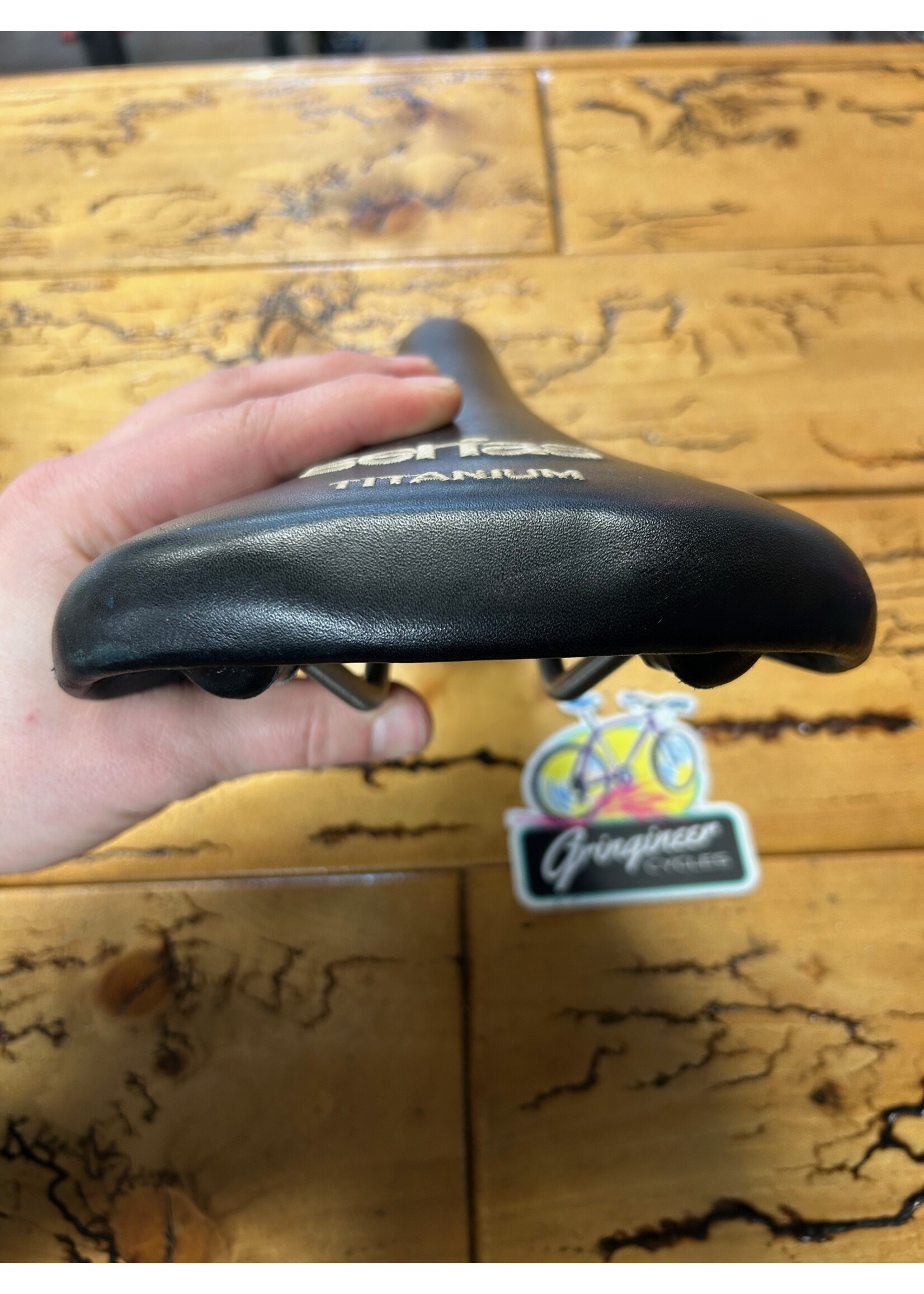 Serfas Serfas Dual Density Comfort Titanium Saddle