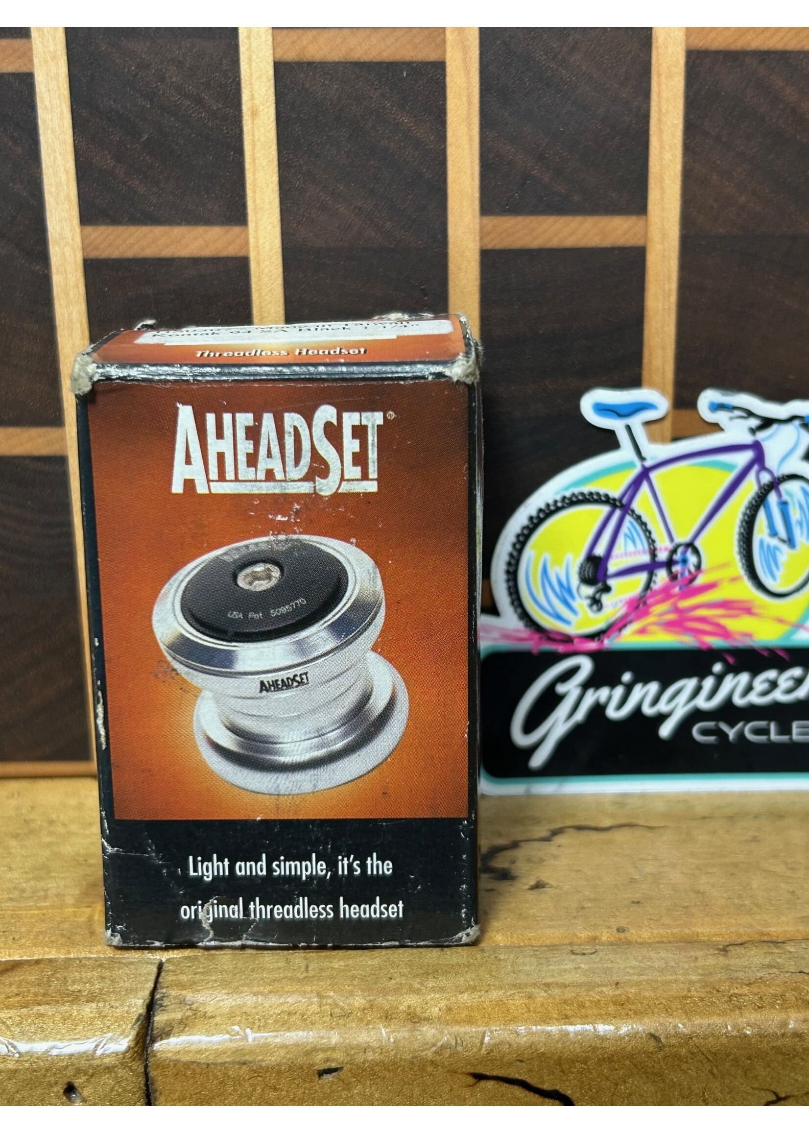 Aheadset AHeadset Kontak 94 SA Black 1 1/4 Inch Threadless Headset NOS