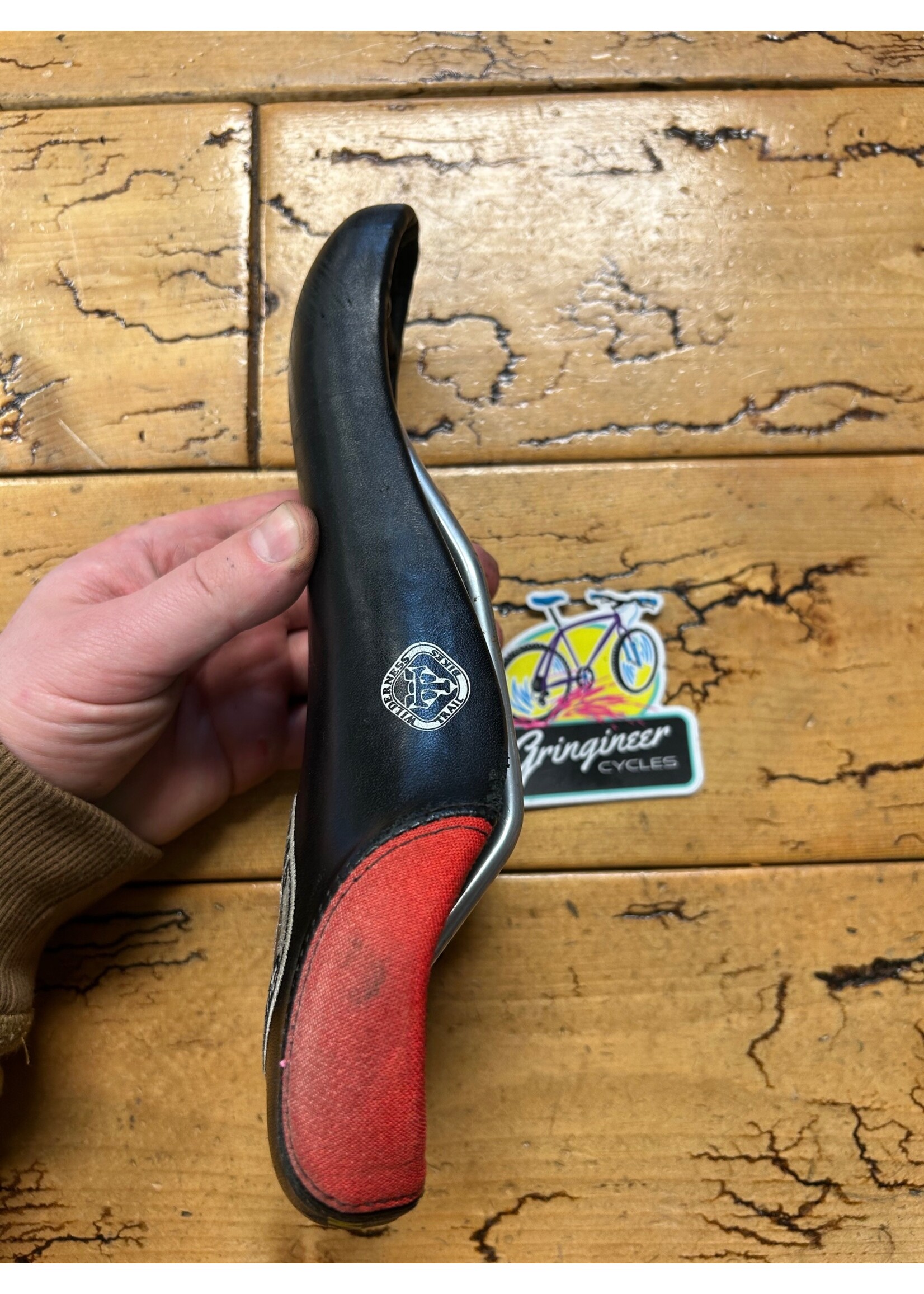 WTB WTB SST Black and Red Embroidered WTB Logo Saddle