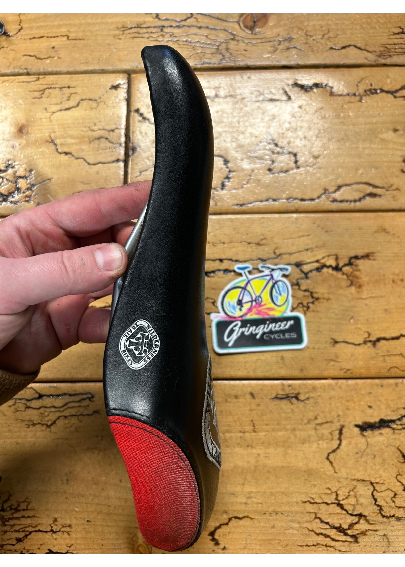 WTB WTB SST Black and Red Embroidered WTB Logo Saddle
